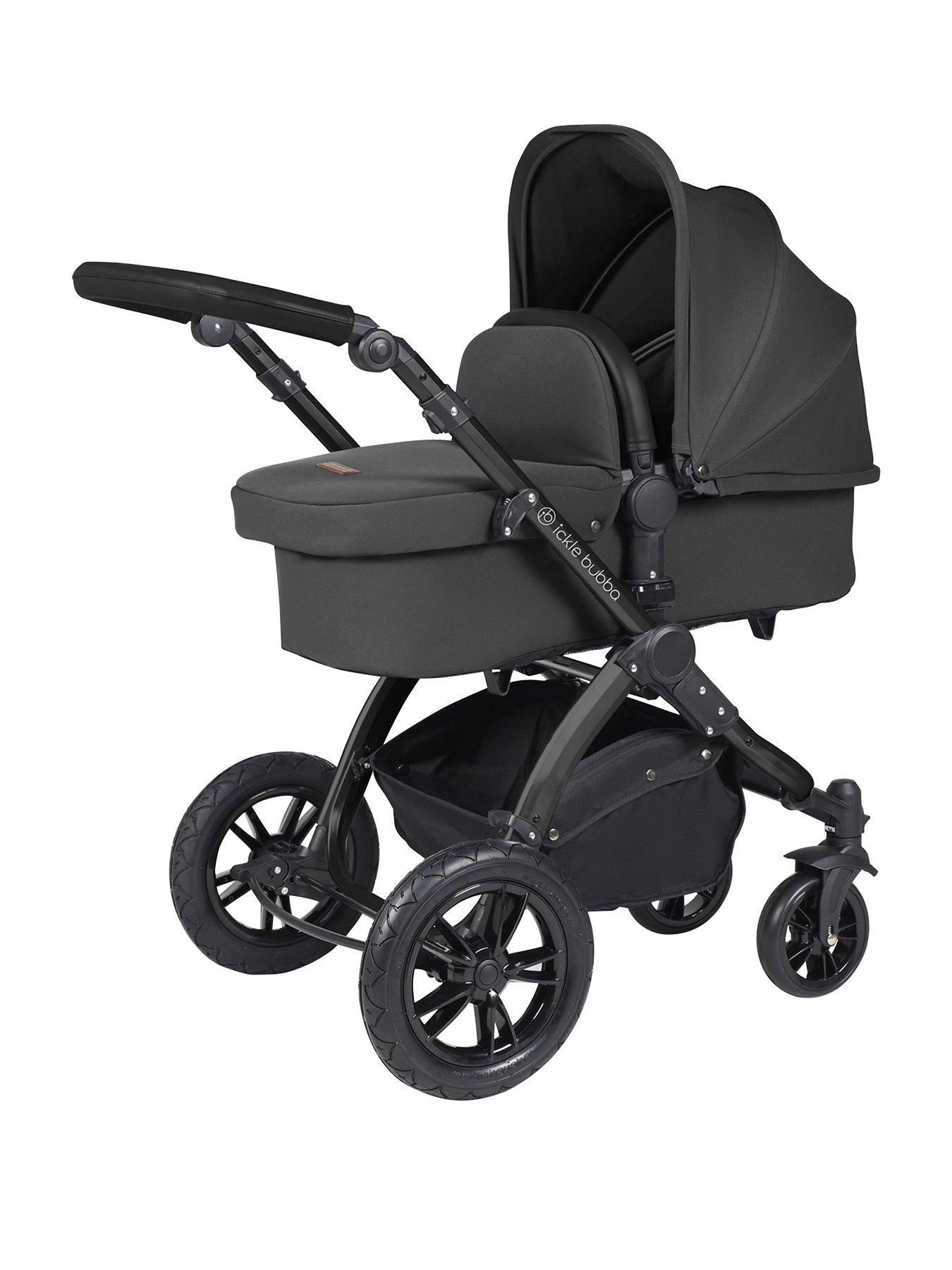  image of ickle-bubba-stomp-luxe-aio-i-size-amp-isofix-base-black-charcoal-grey-black