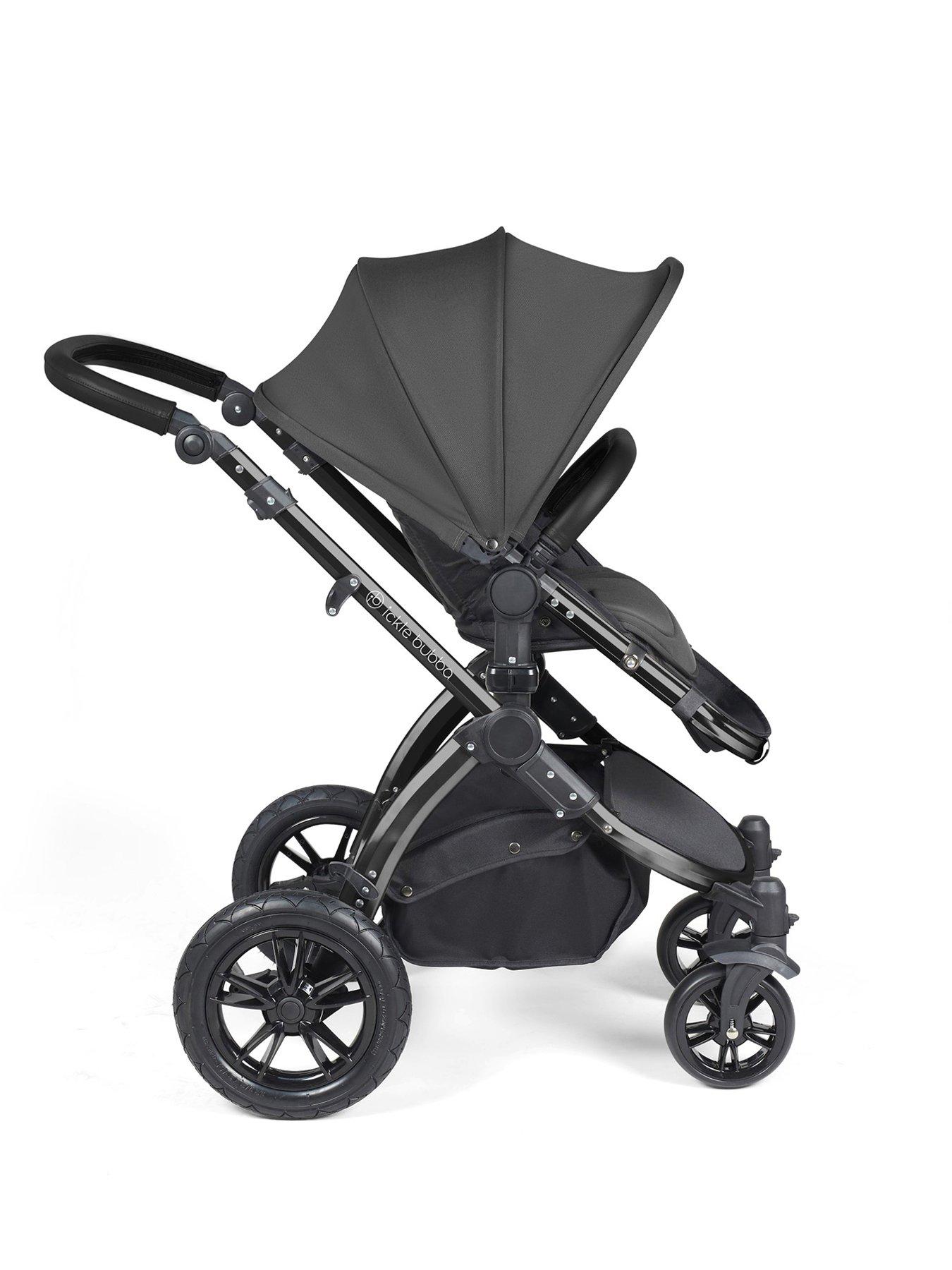  image of ickle-bubba-stomp-luxe-aio-i-size-amp-isofix-base-black-charcoal-grey-black