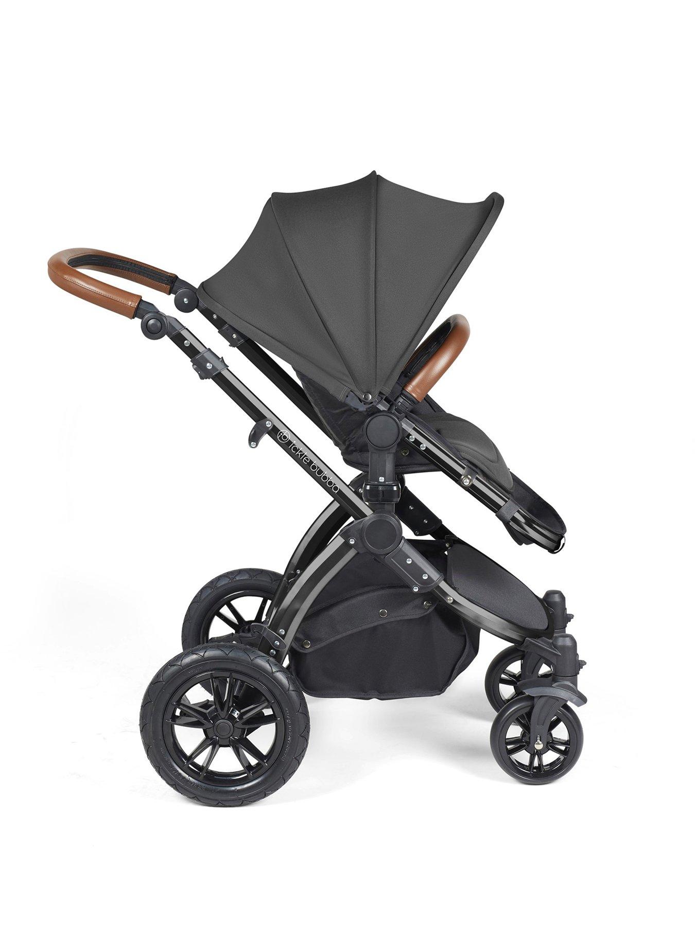  image of ickle-bubba-stomp-luxe-aio-i-size-amp-isofix-base-black-charcoal-grey-tan