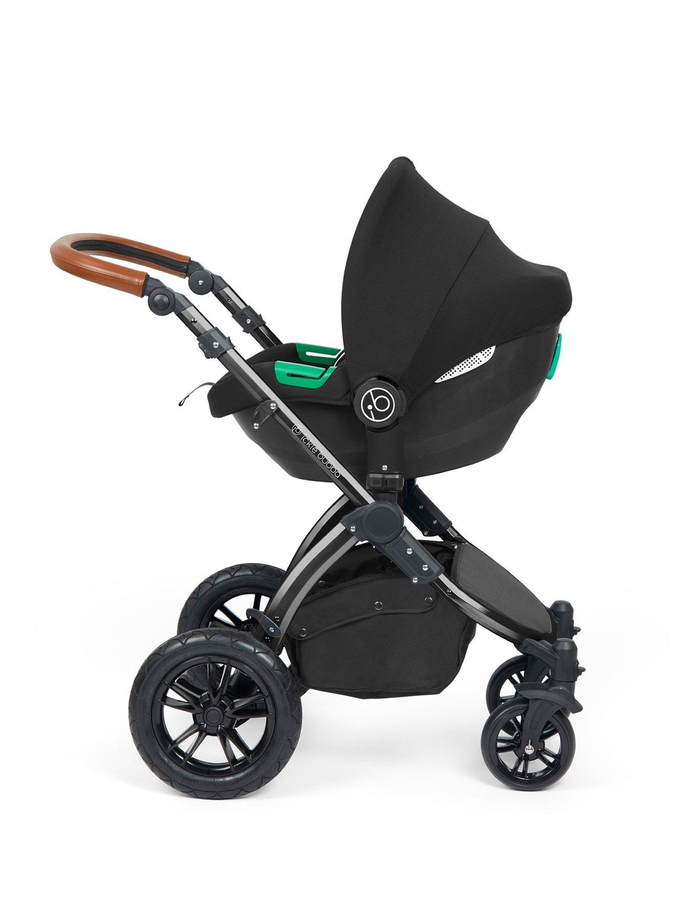  image of ickle-bubba-stomp-luxe-aio-i-size-amp-isofix-base-black-charcoal-grey-tan