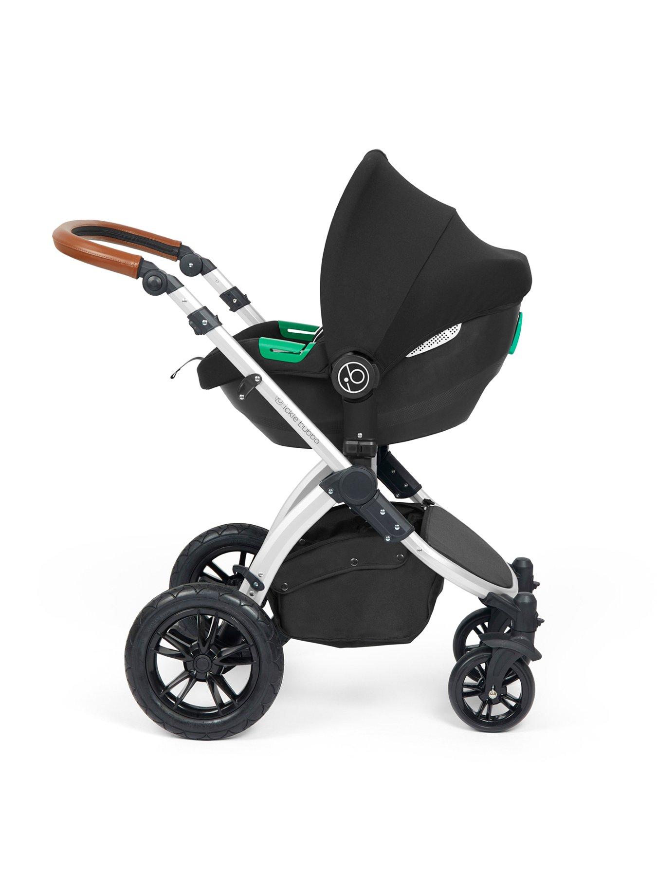  image of ickle-bubba-stomp-luxe-aio-i-size-amp-isofix-base-silver-charcoal-grey-tan