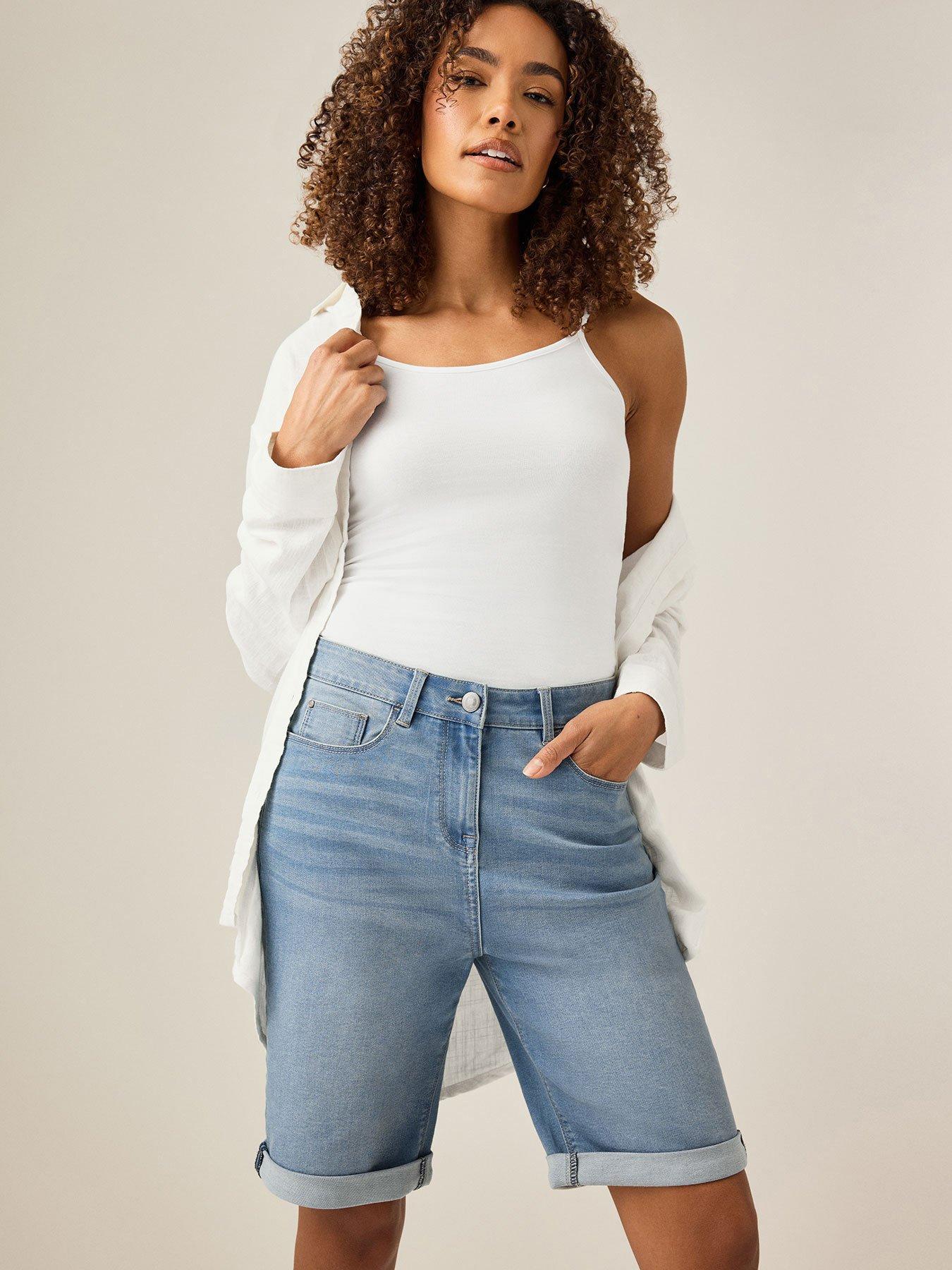 undefined Knee Length Short