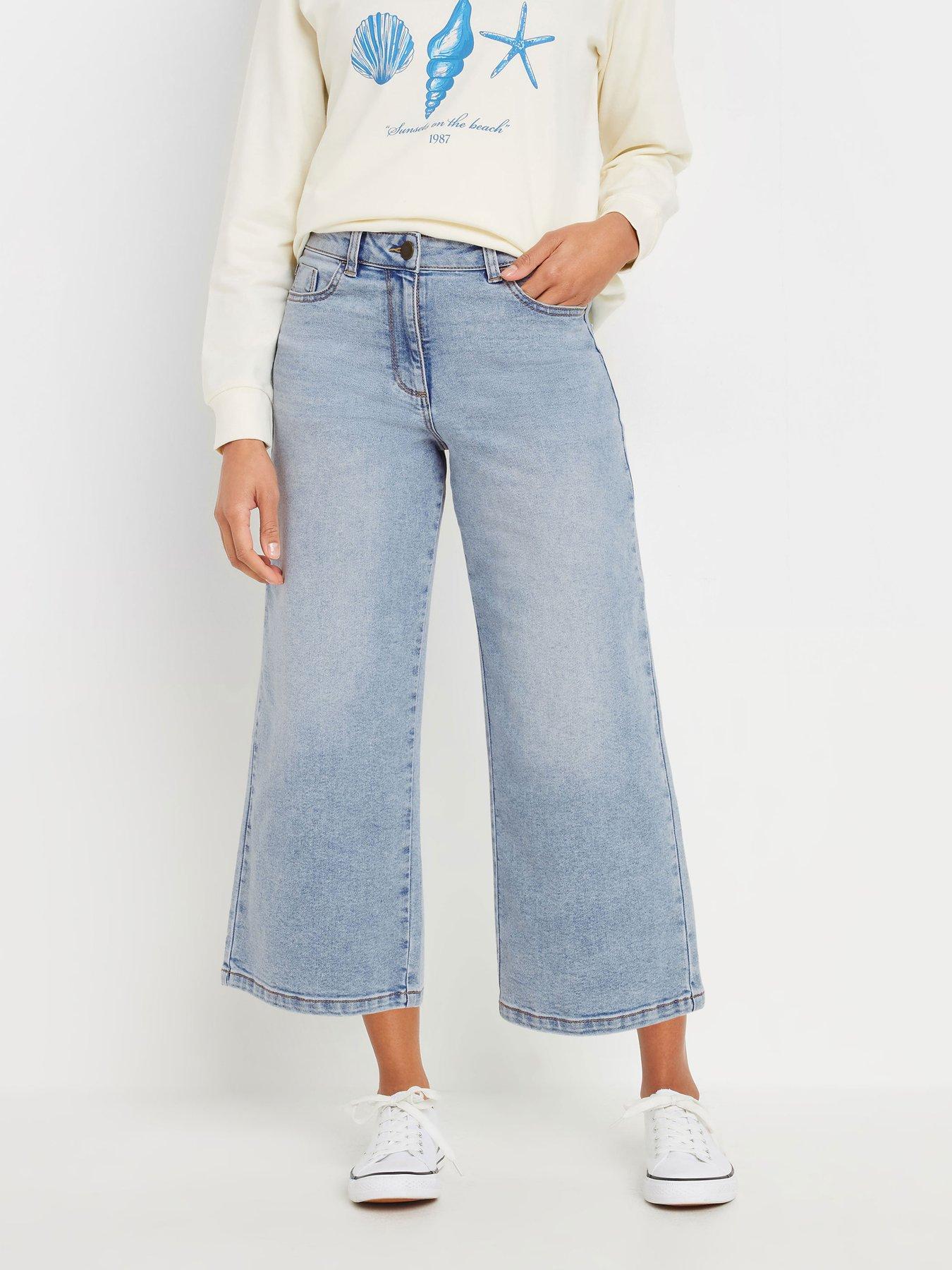 undefined Wide Leg Crop Trouser