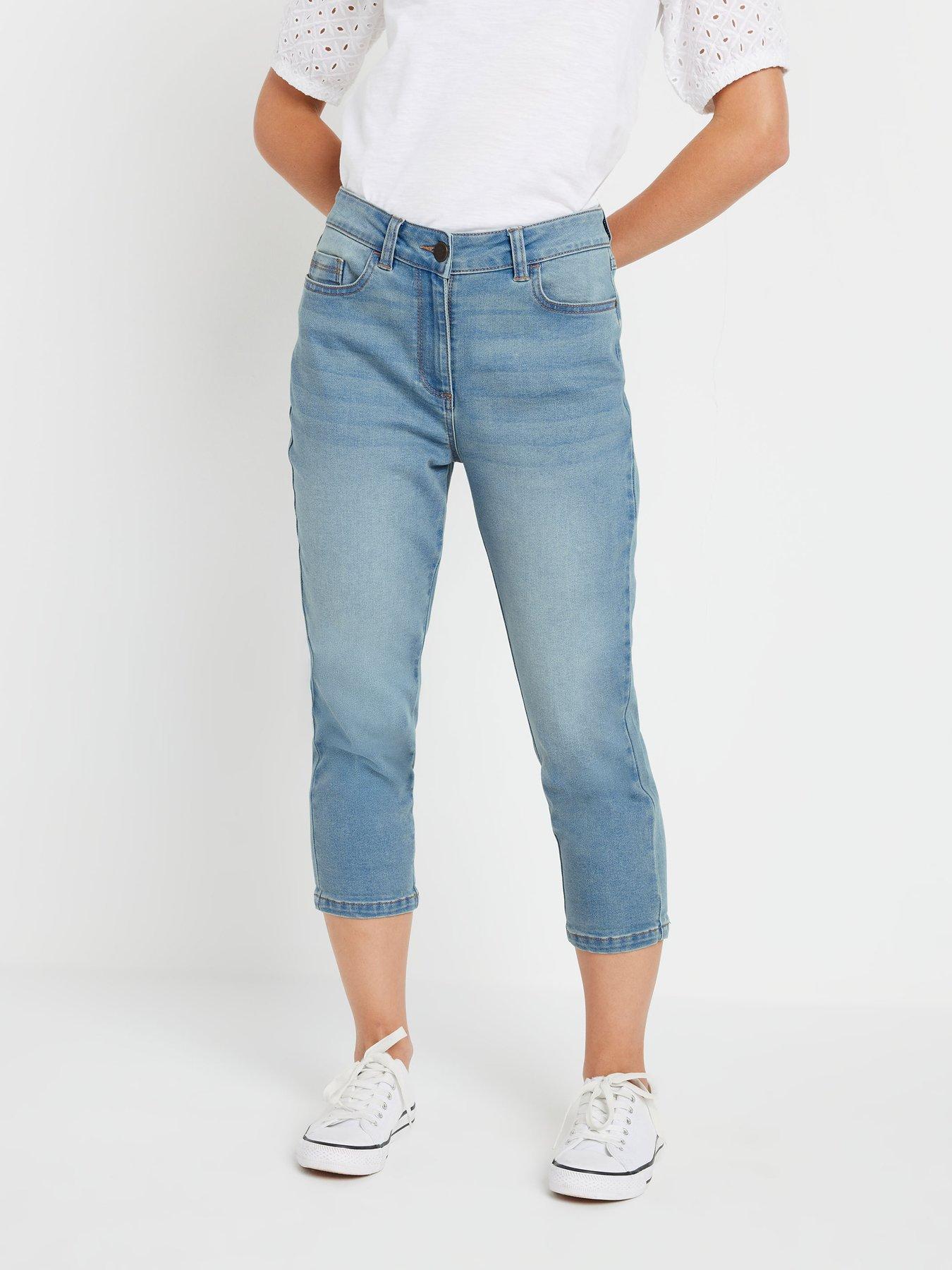 undefined Petite Boyfriend Crop Trouser