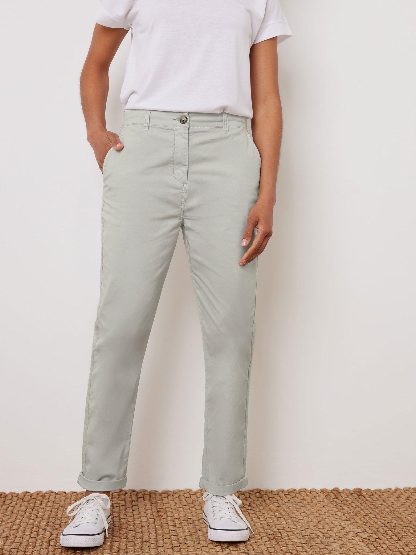 undefined Chino Trousers - Grey