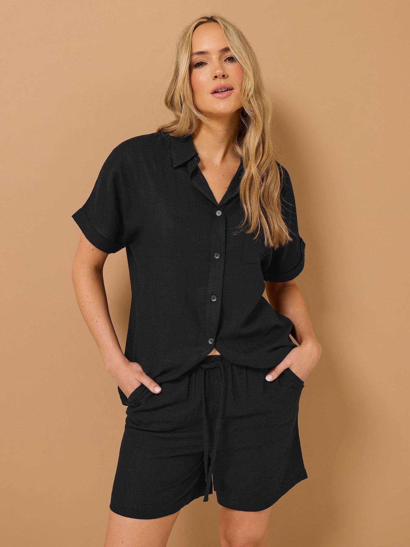 undefined Linen Short - Pink
