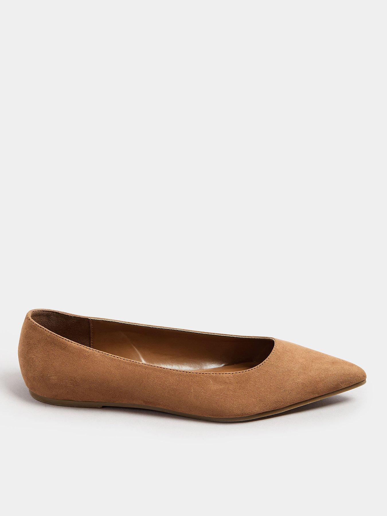 long-tall-sally-suedette-ballet-pumps