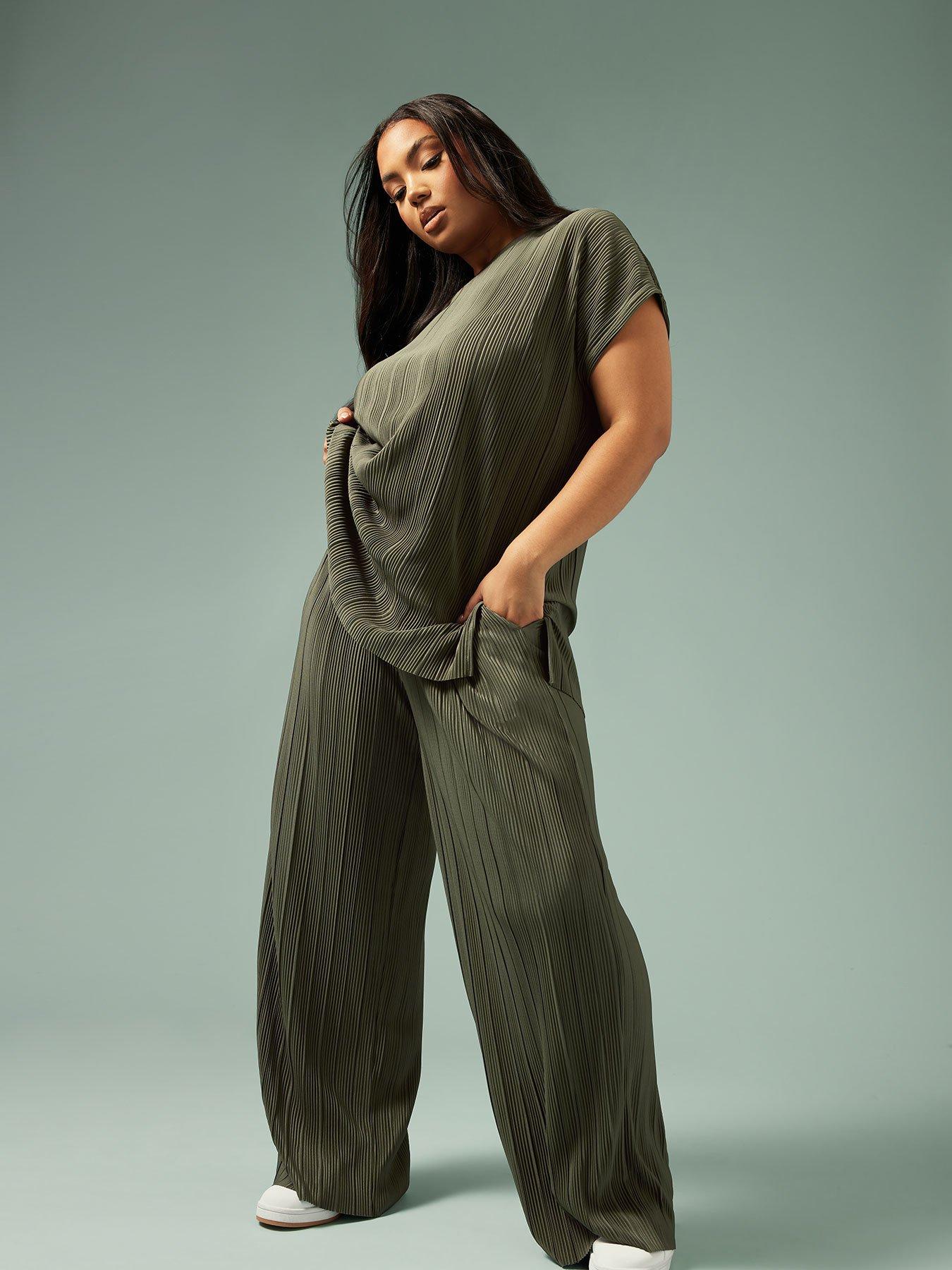  image of yours-curve-plisse-grown-on-tee-co-ord