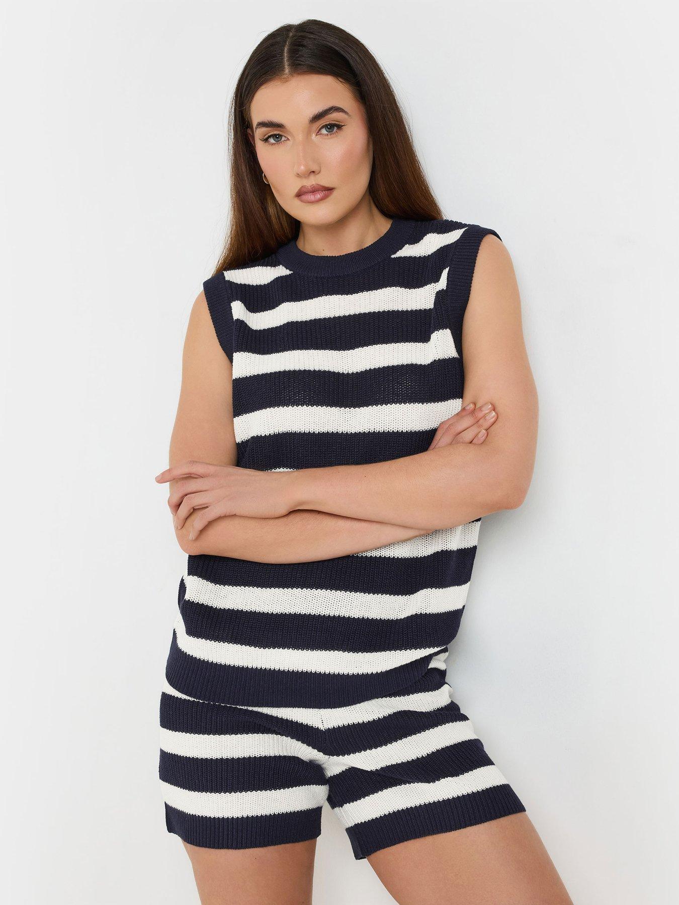 undefined Tall Stripe Co-ord Vest