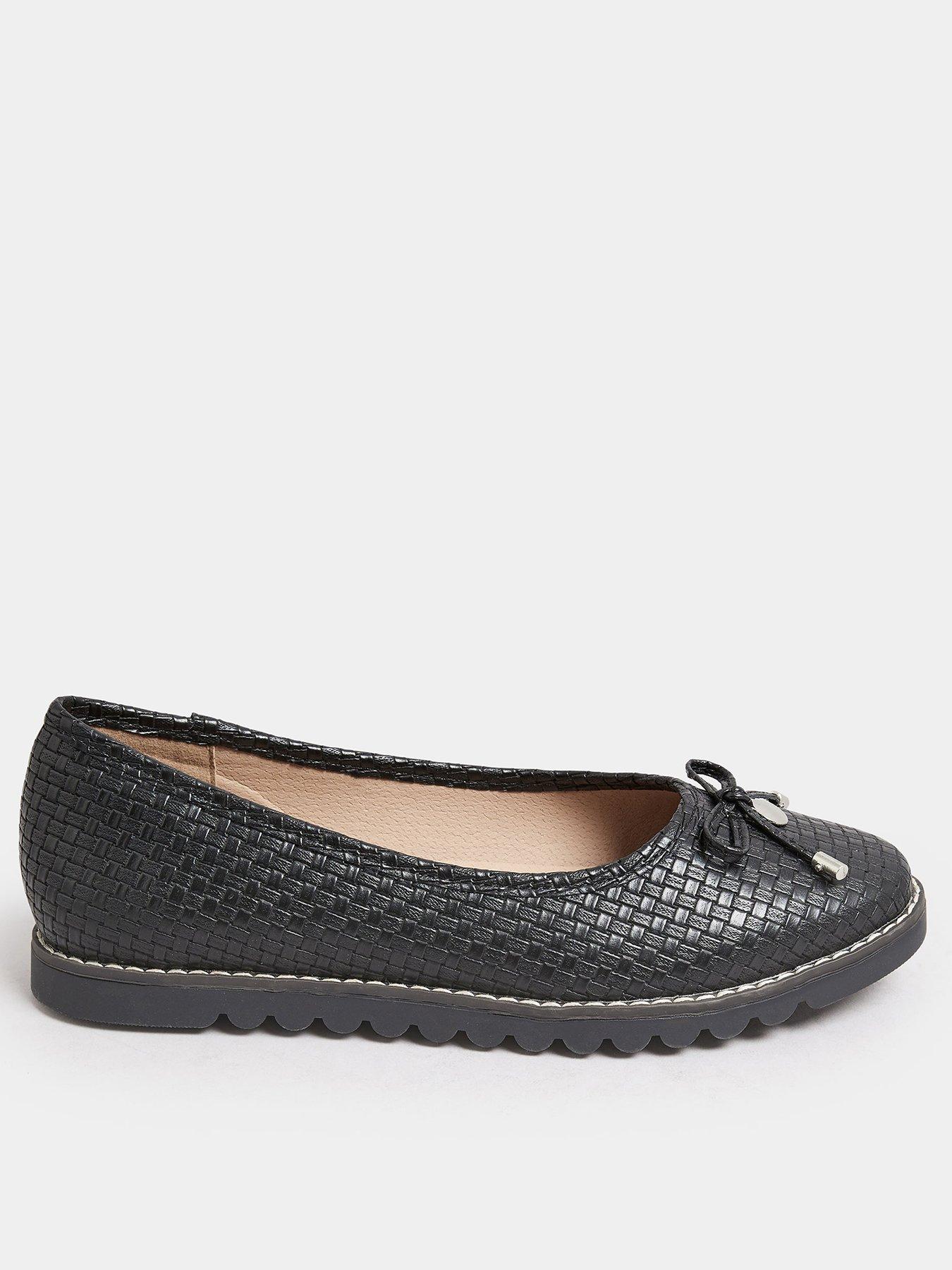 yours-wide-fit-woven-ballet-pump