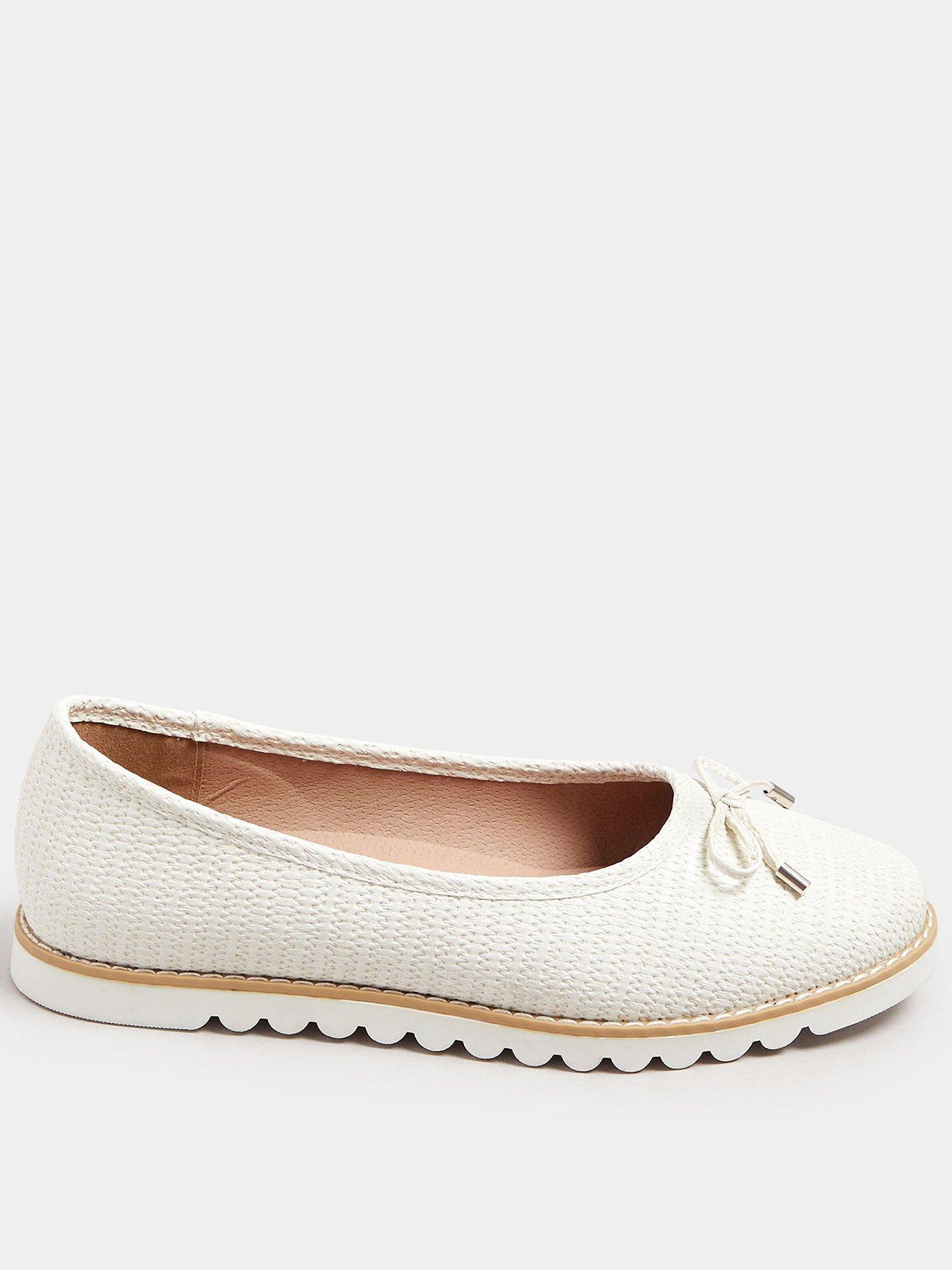 yours-extra-wide-fit-woven-ballet-pump