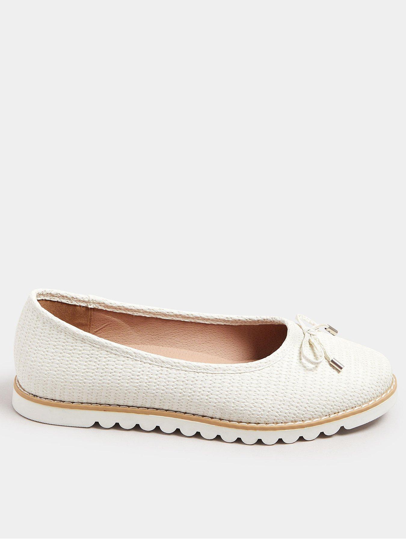  image of yours-wide-fit-woven-ballet-pump