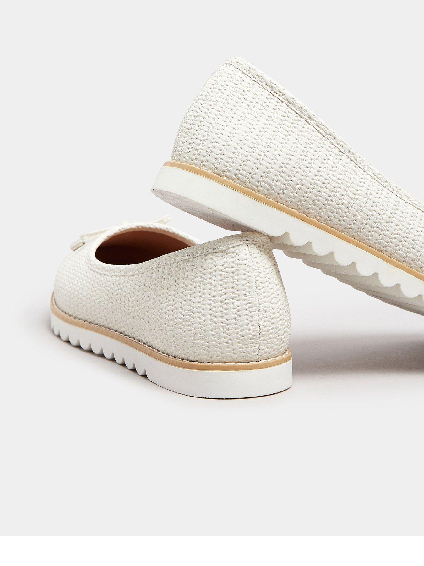  image of yours-wide-fit-woven-ballet-pump