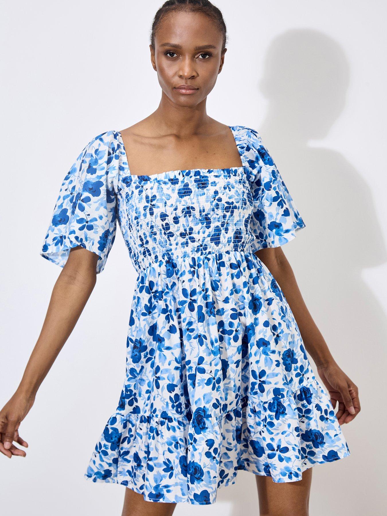 apricot-smocked-floral-cotton-poplin-dress-white