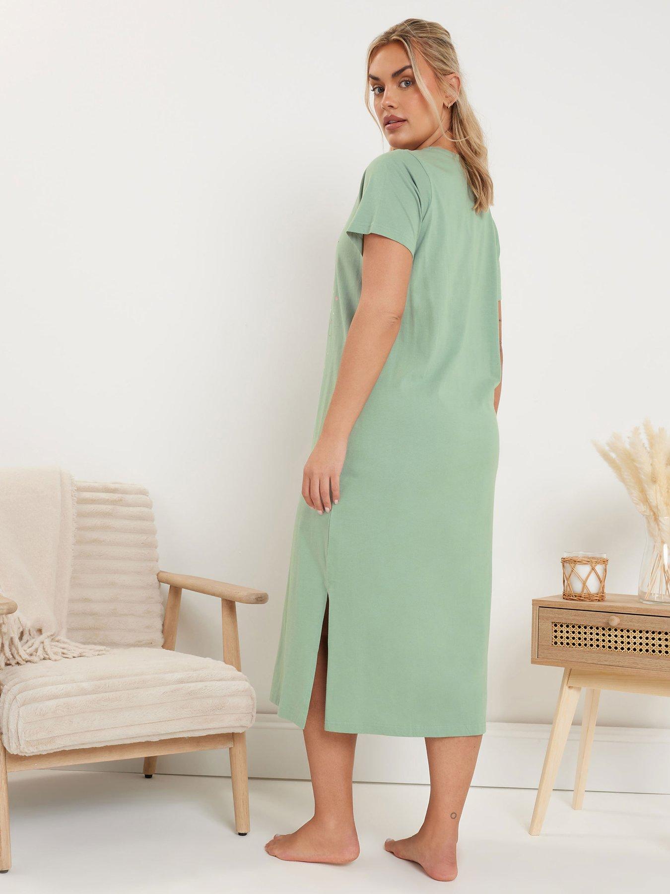  image of yours-curve-2-pack-avocuddle-midaxi-nightdress