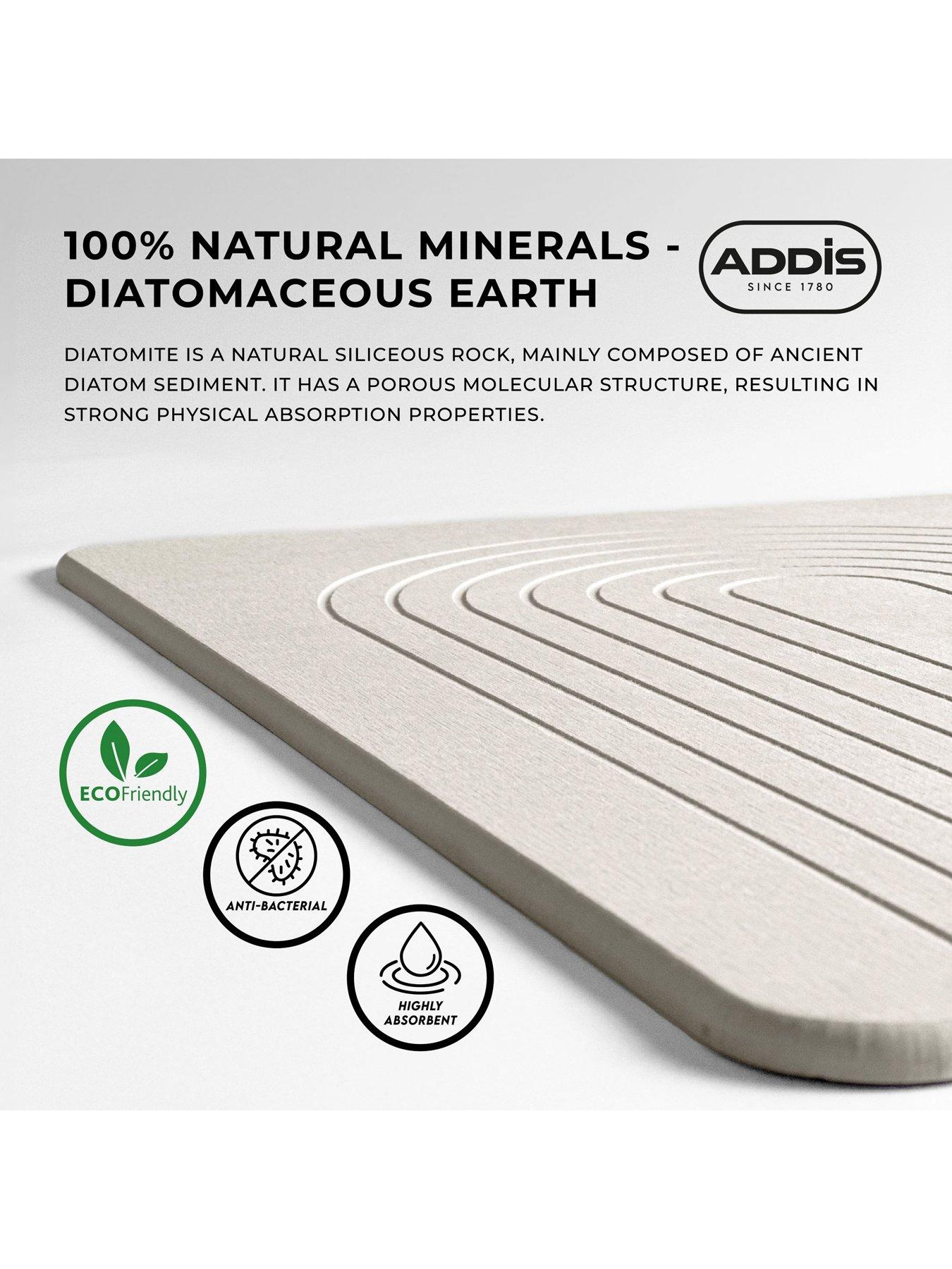  image of addis-diatomite-bath-mat-100-pure-diatomaceous-earth