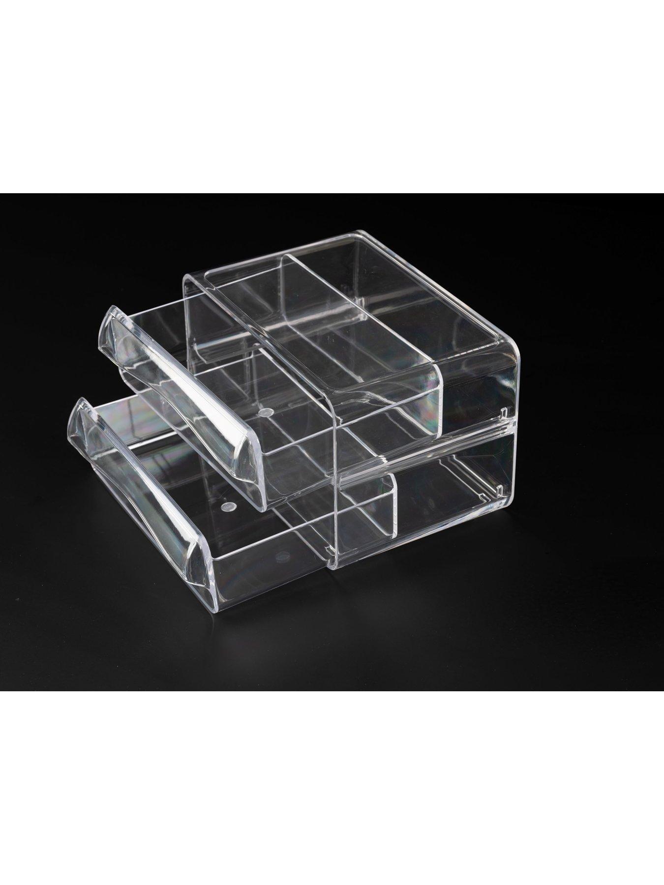  image of addis-stackable-cosmetic-2-drawer-organiser