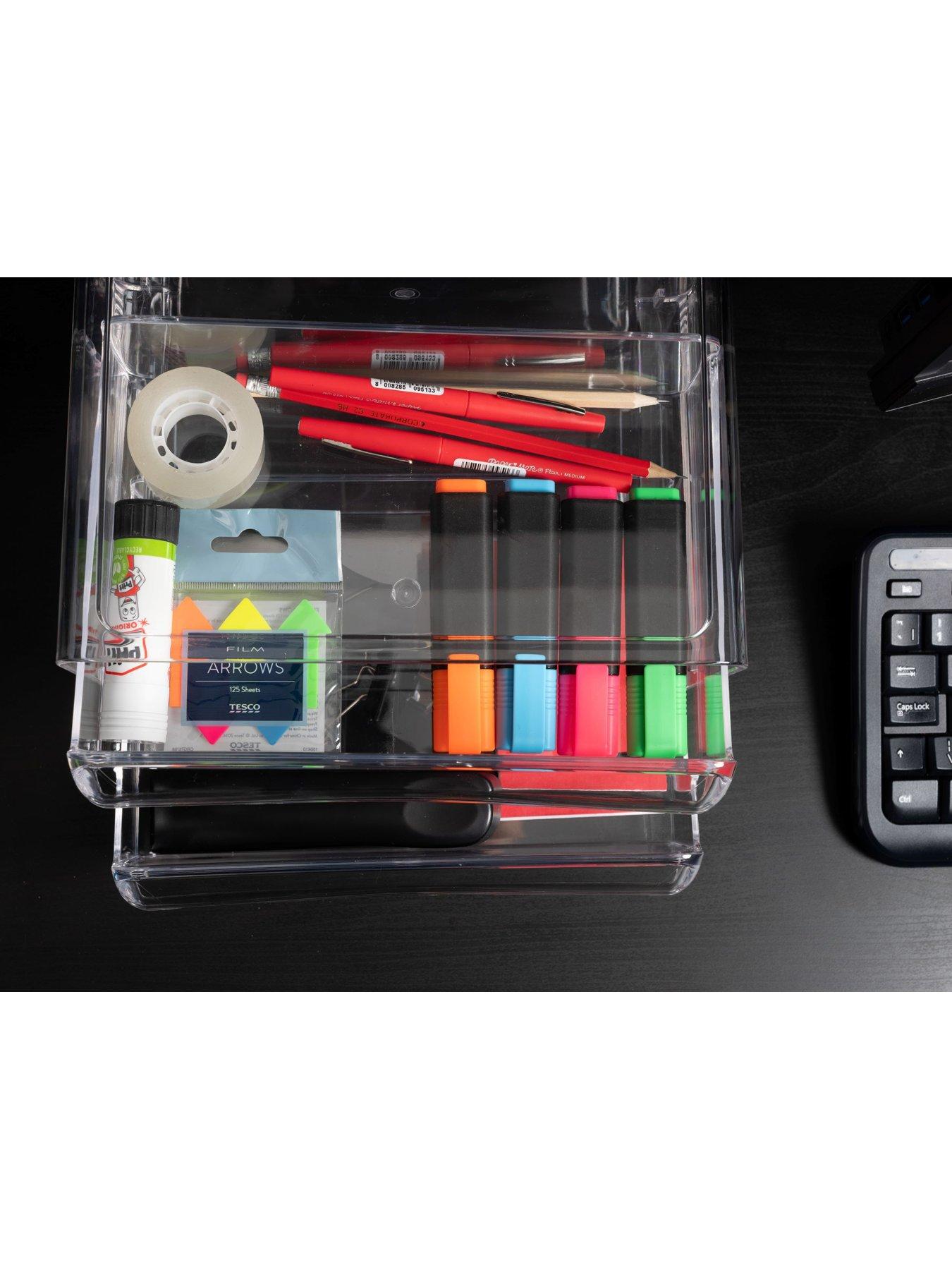  image of addis-stackable-cosmetic-2-drawer-organiser