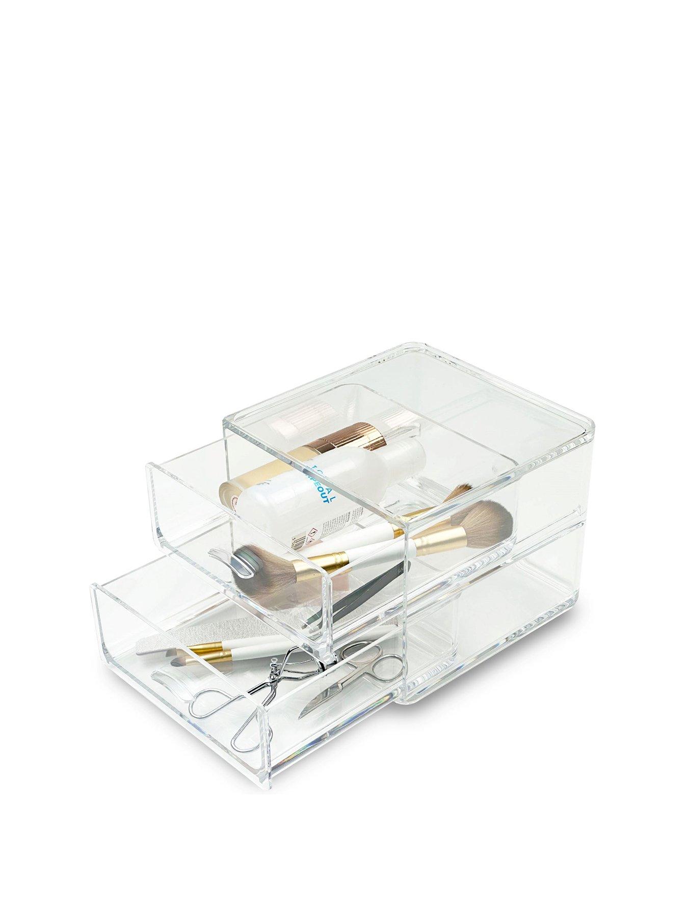 undefined 2 Drawer Makeup Organiser