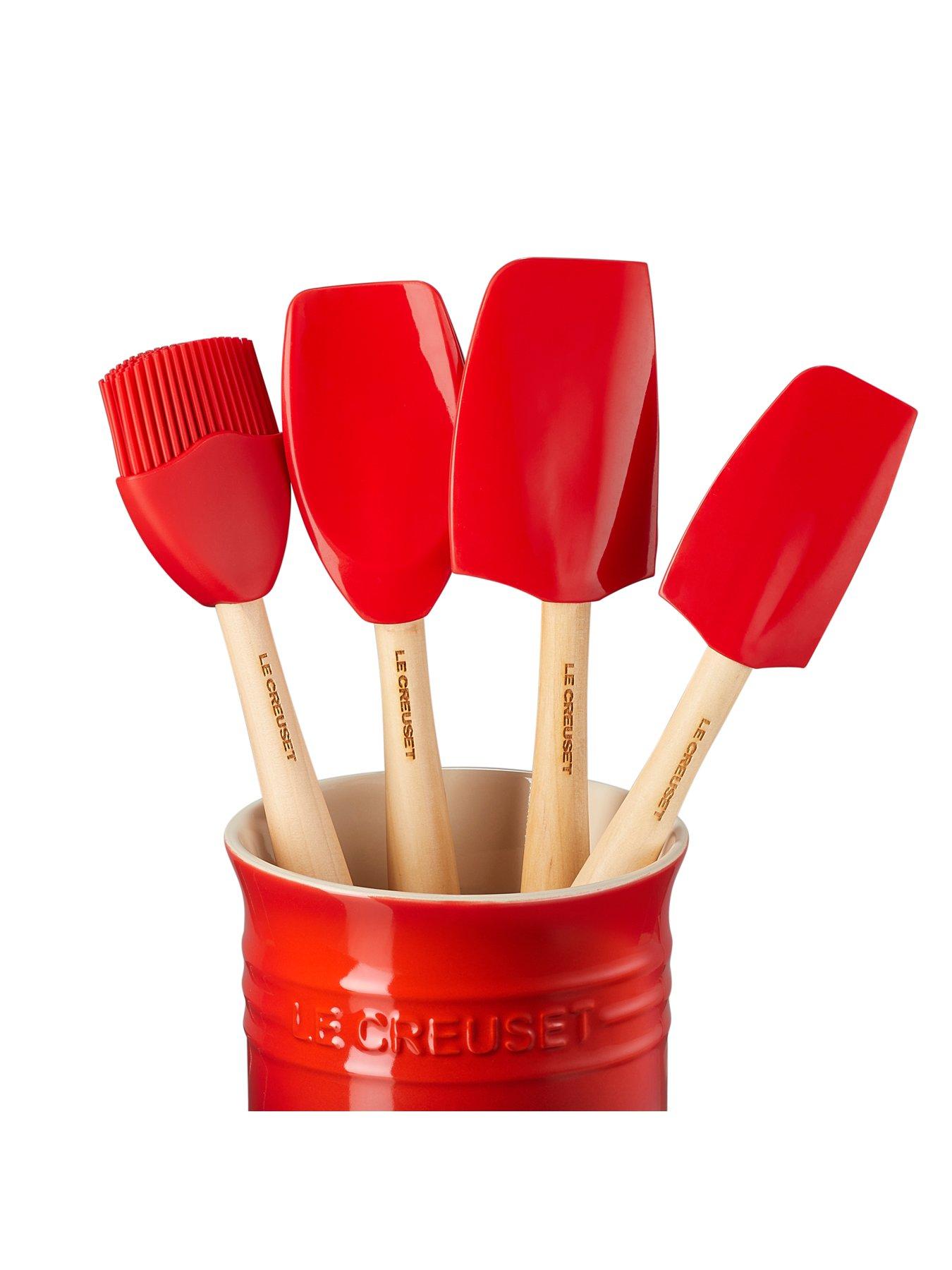  image of le-creuset-utensil-jar-with-4-x-craft-tools
