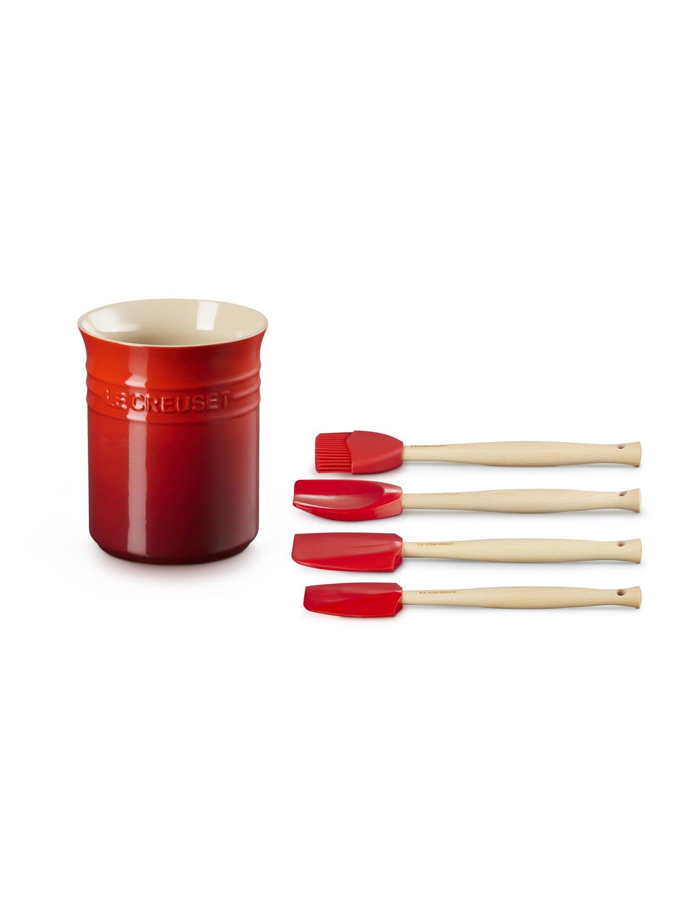  image of le-creuset-utensil-jar-with-4-x-craft-tools