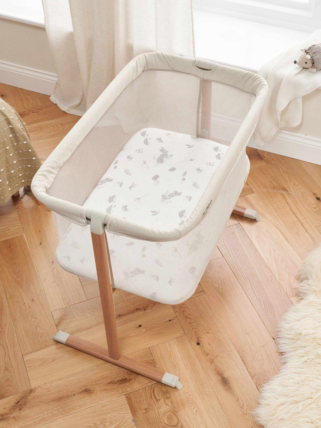 Tutti Bambini ZiZee Essential Crib - Scandinavian Walnut/Ecru