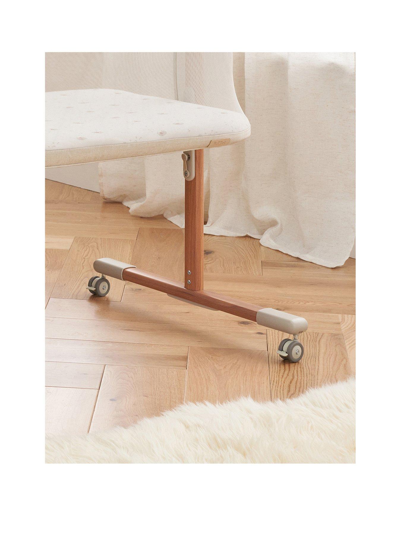  image of tutti-bambini-zizee-essential-crib-scandinavian-walnutecru