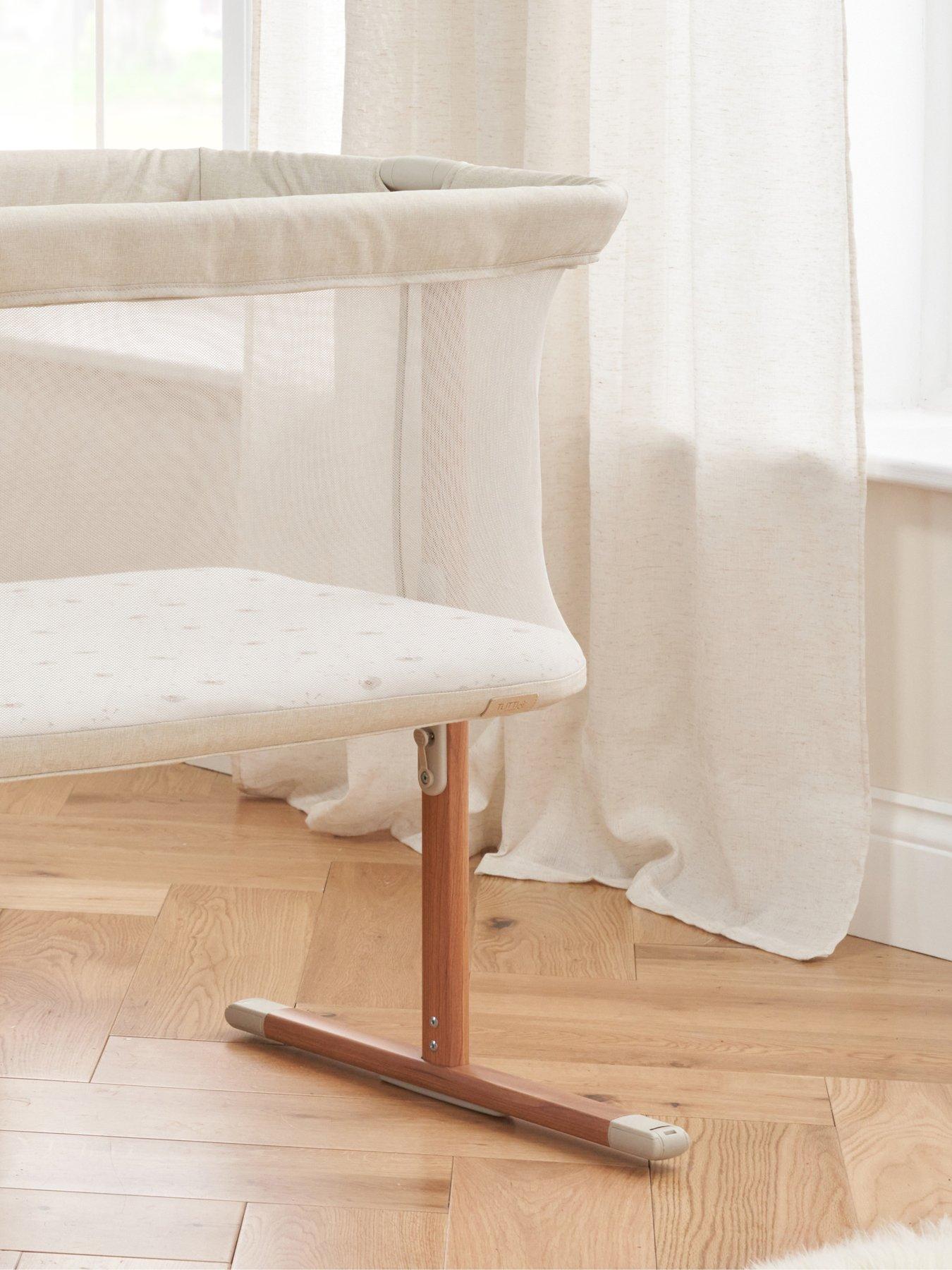  image of tutti-bambini-zizee-essential-crib-scandinavian-walnutecru