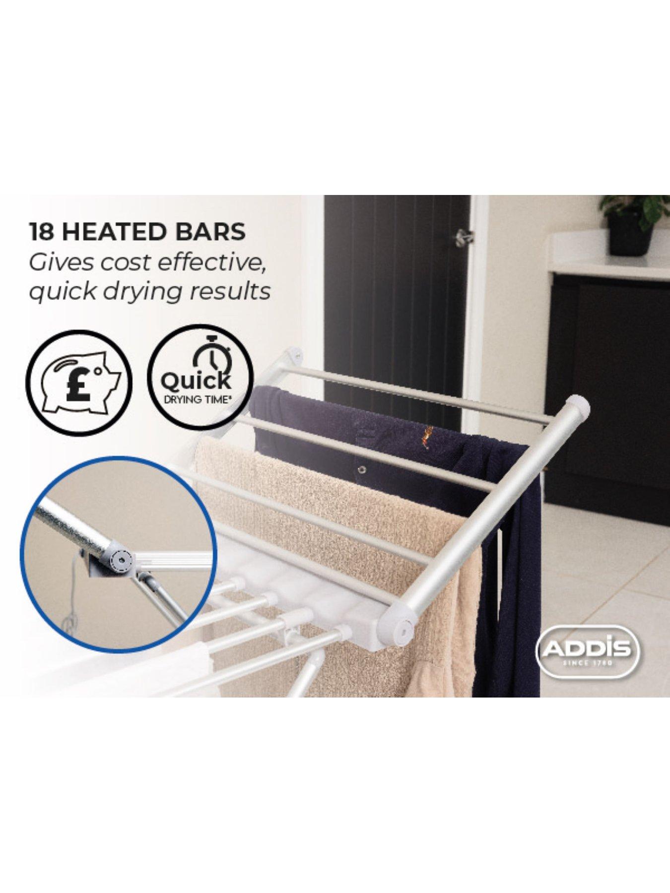 Addis Winged Heated Airer | Littlewoods