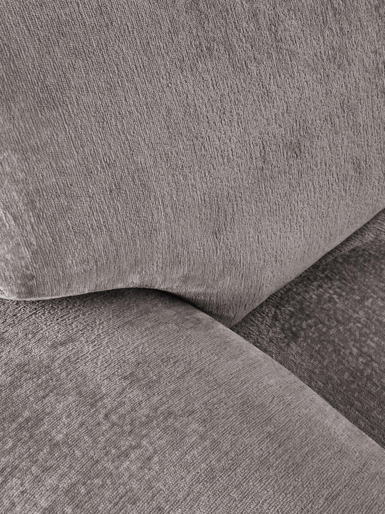 Image 6 of 7 of The Very Collection Salerno&nbsp;Standard Fabric&nbsp;3 Seater&nbsp;Sofa - Grey - FSC&reg; Certified