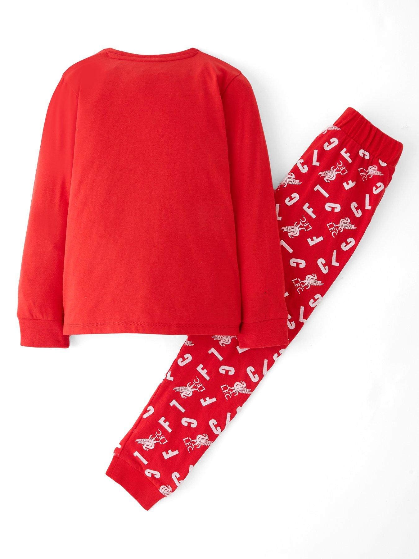 Image 2 of 5 of Liverpool FC Girls Long Sleeve Pyjamas - Red
