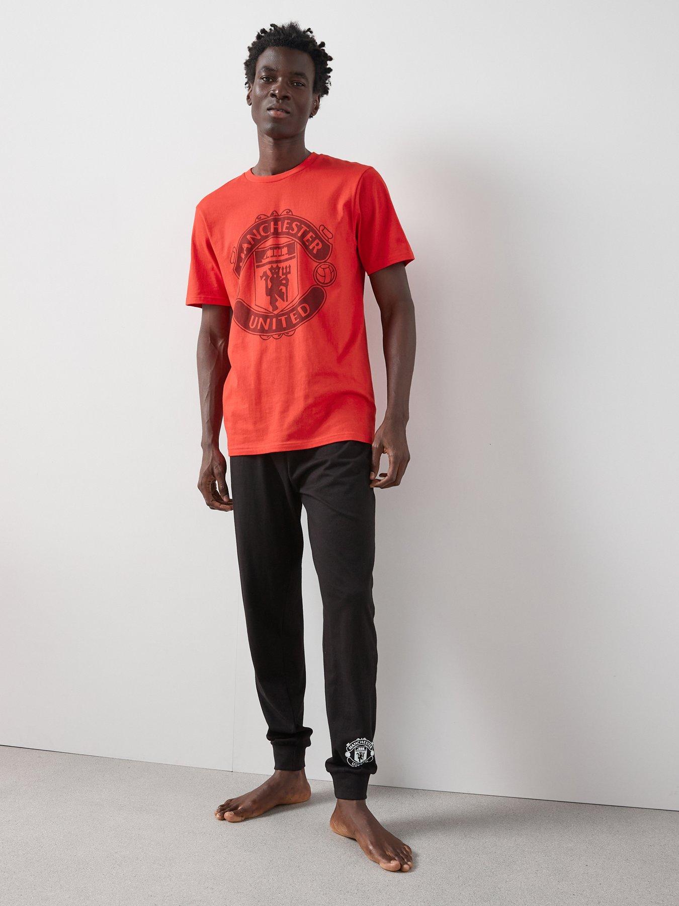 Manchester United FC Short Sleeve Pyjama Set - Red