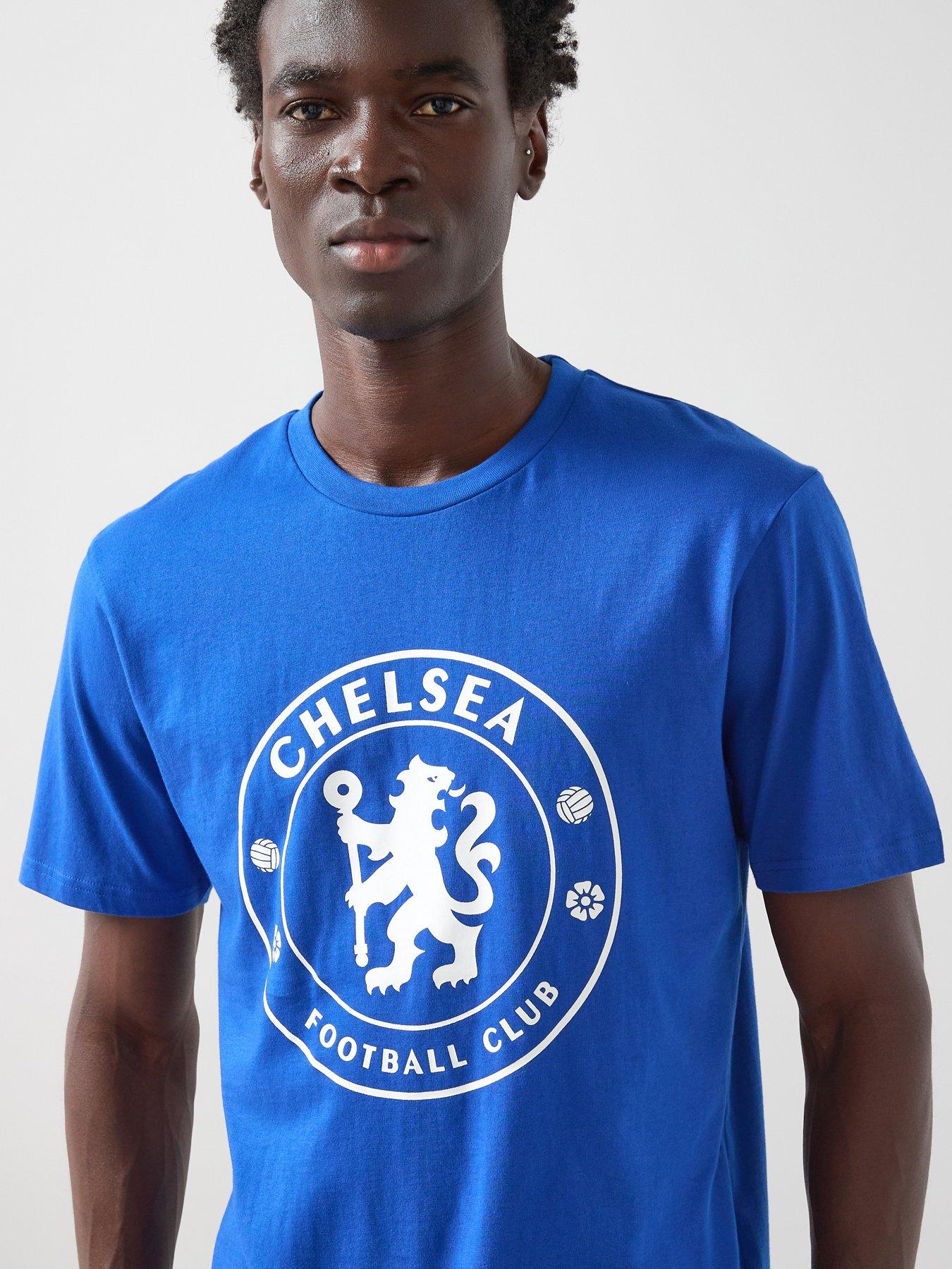 Image 4 of 6 of Chelsea Mens FCc Short Sleeve Pyjama Set - Blue