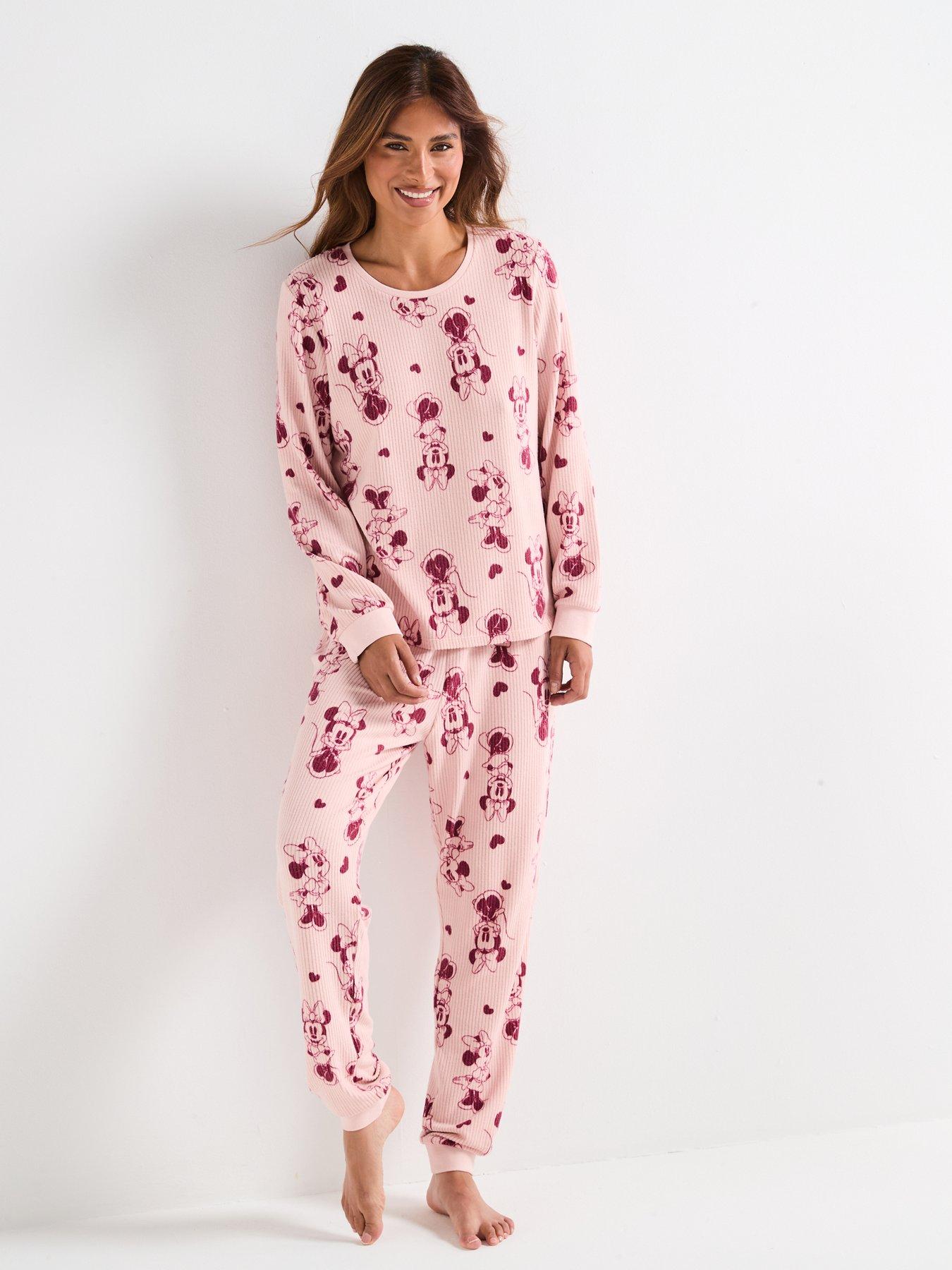 undefined Ladies Minnie Mouse Mini Me Snit Pyjama - Pink