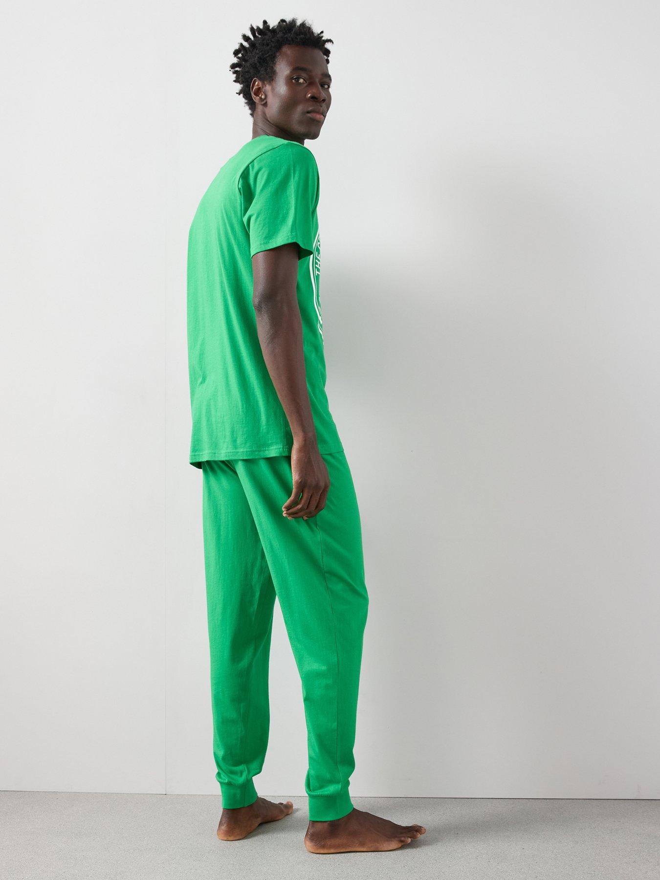 Image 2 of 5 of Celtics FC Celtic FC Short Sleeve Pyjama Set - Green