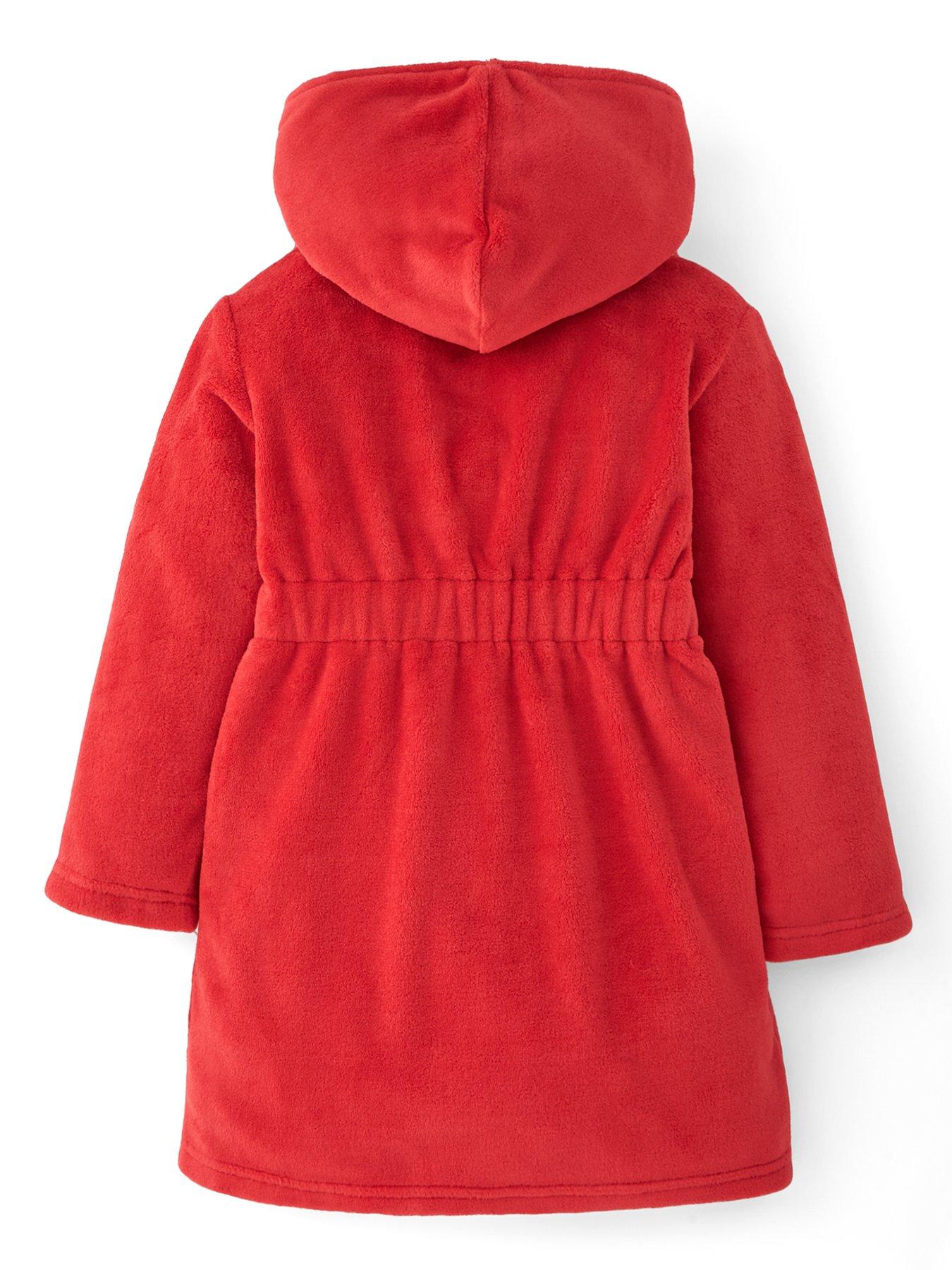 Image 2 of 4 of Liverpool FC Junior Hooded Dressing Gown - Red