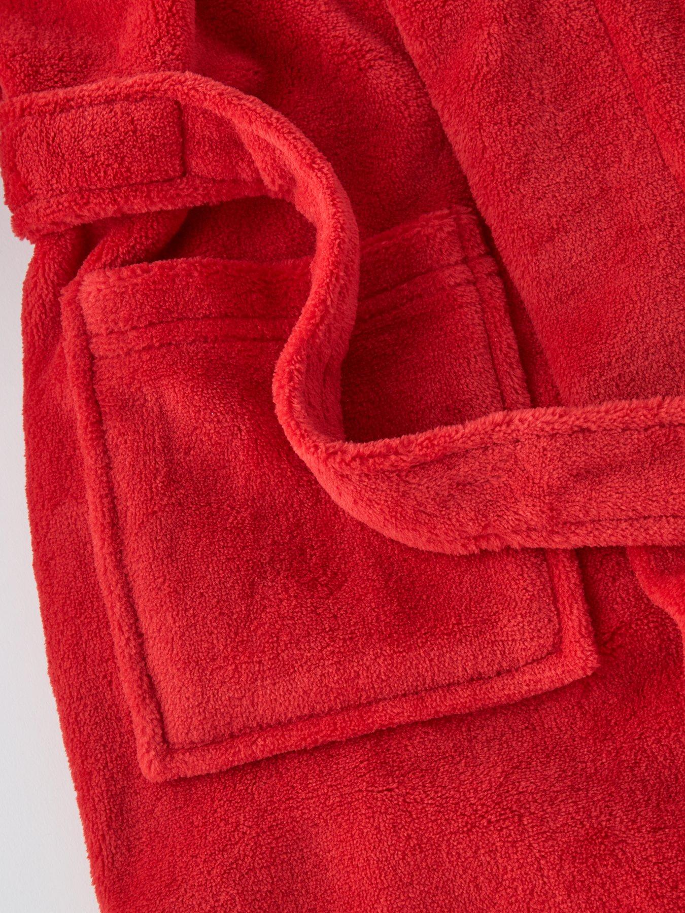 Image 4 of 4 of Liverpool FC Junior Hooded Dressing Gown - Red