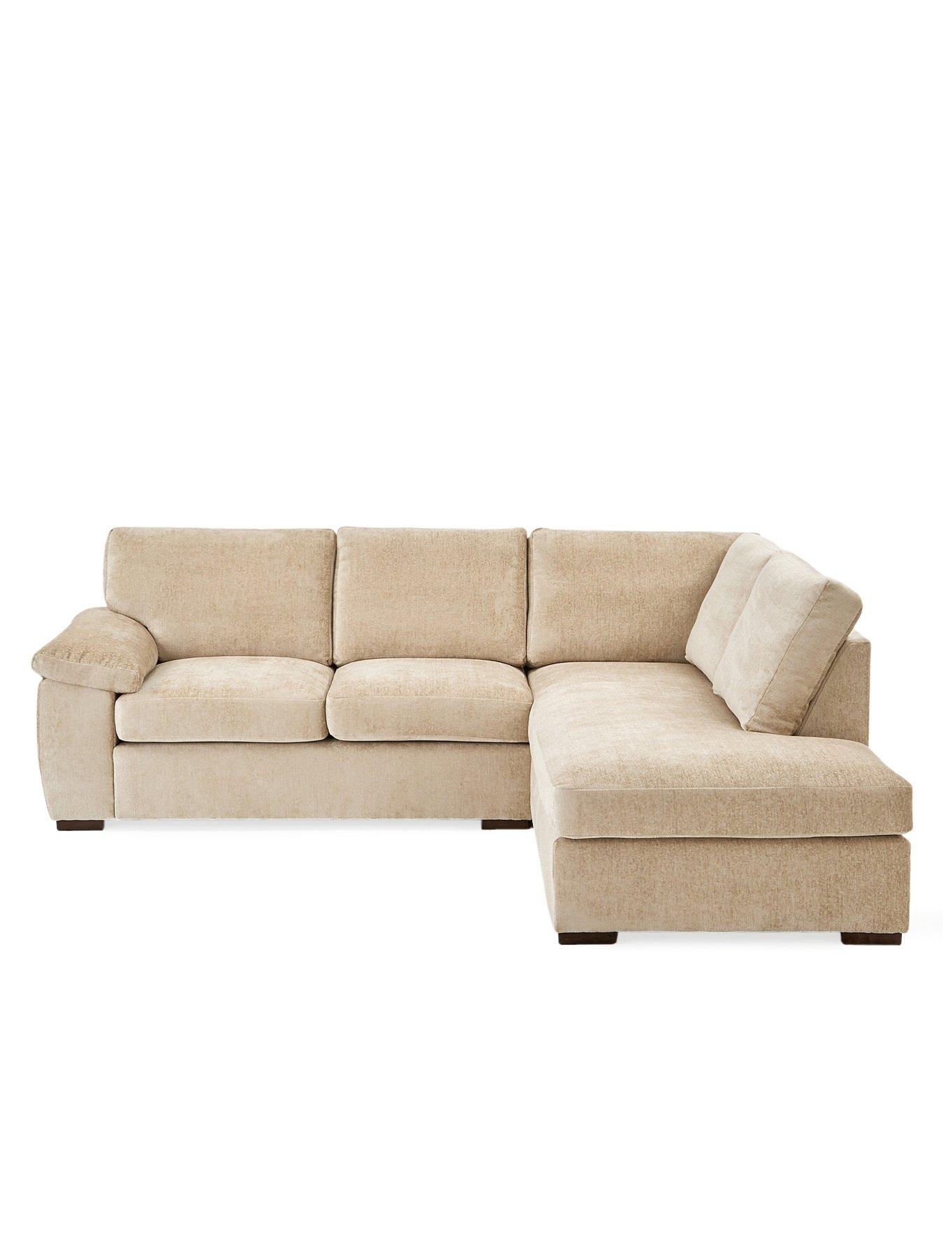 Image 3 of 7 of The Very Collection Salerno Standard Seater Fabric Right Hand Corner Chaise Sofa - Natural - FSC&reg; Certified