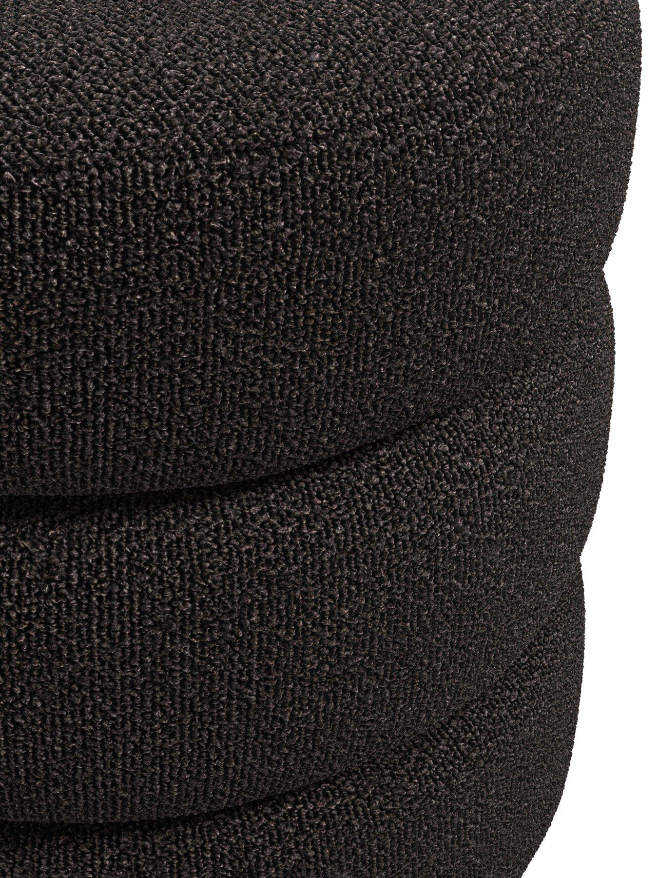 Image 3 of 3 of OTI Emi Pouffe - Black