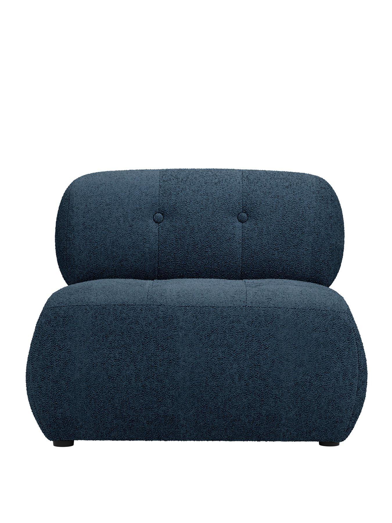 Image 2 of 5 of LPD Home Reese Accent Chair - Midnight Blue
