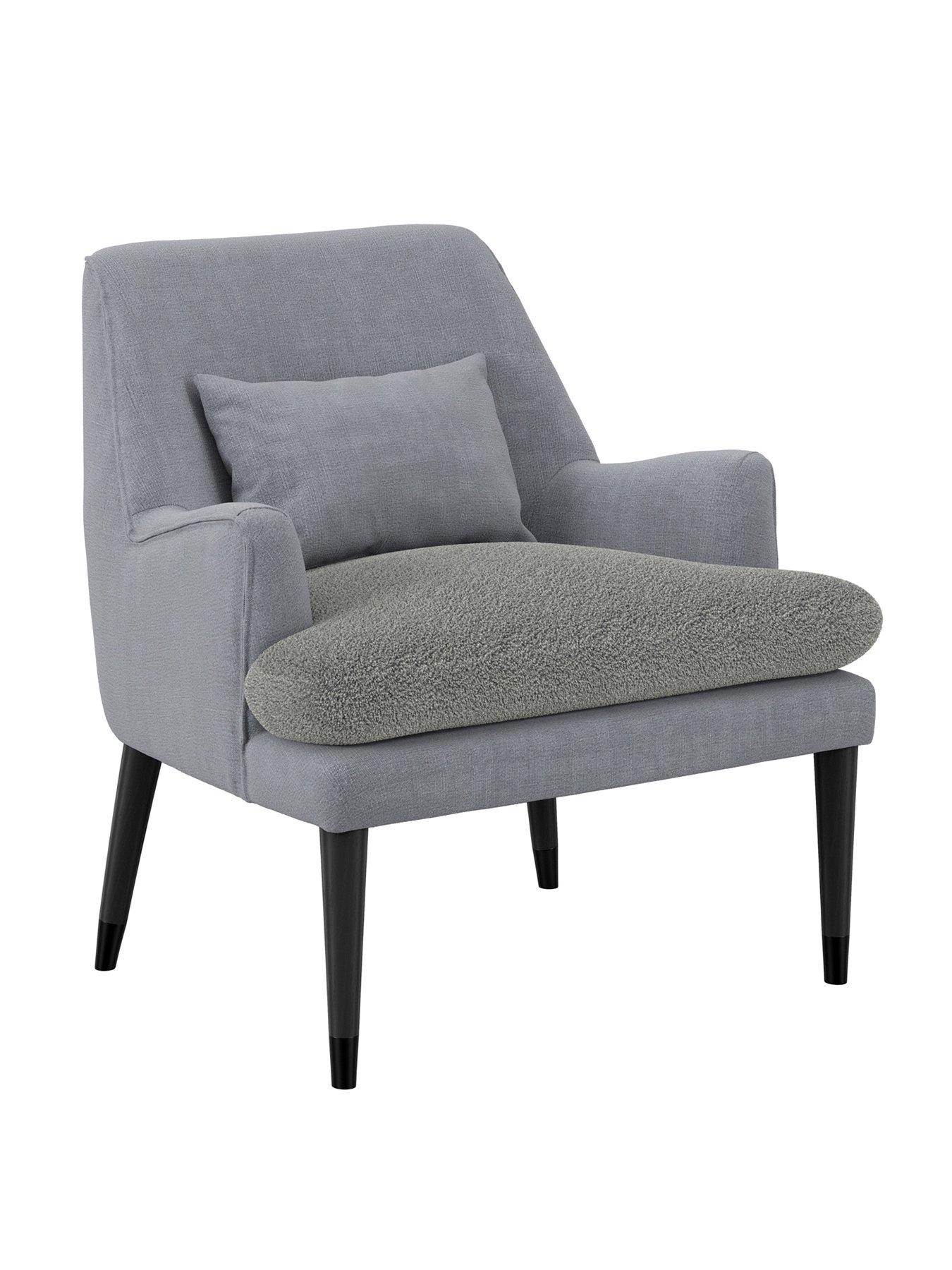 Image 3 of 5 of LPD Home Montana Accent Chair - Soft Grey