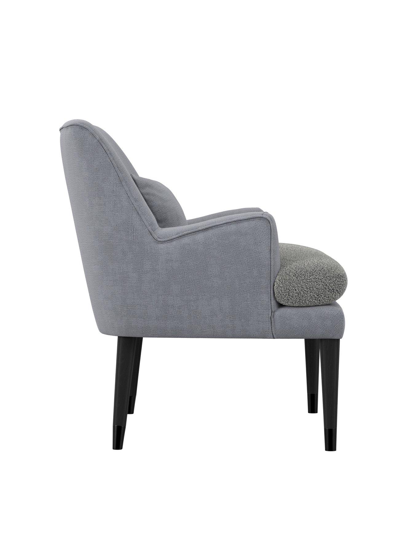 Image 5 of 5 of LPD Home Montana Accent Chair - Soft Grey