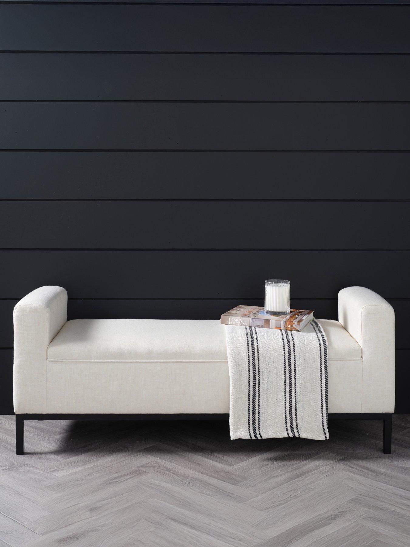 Image 1 of 5 of LPD Home Serena Bench - Ivory