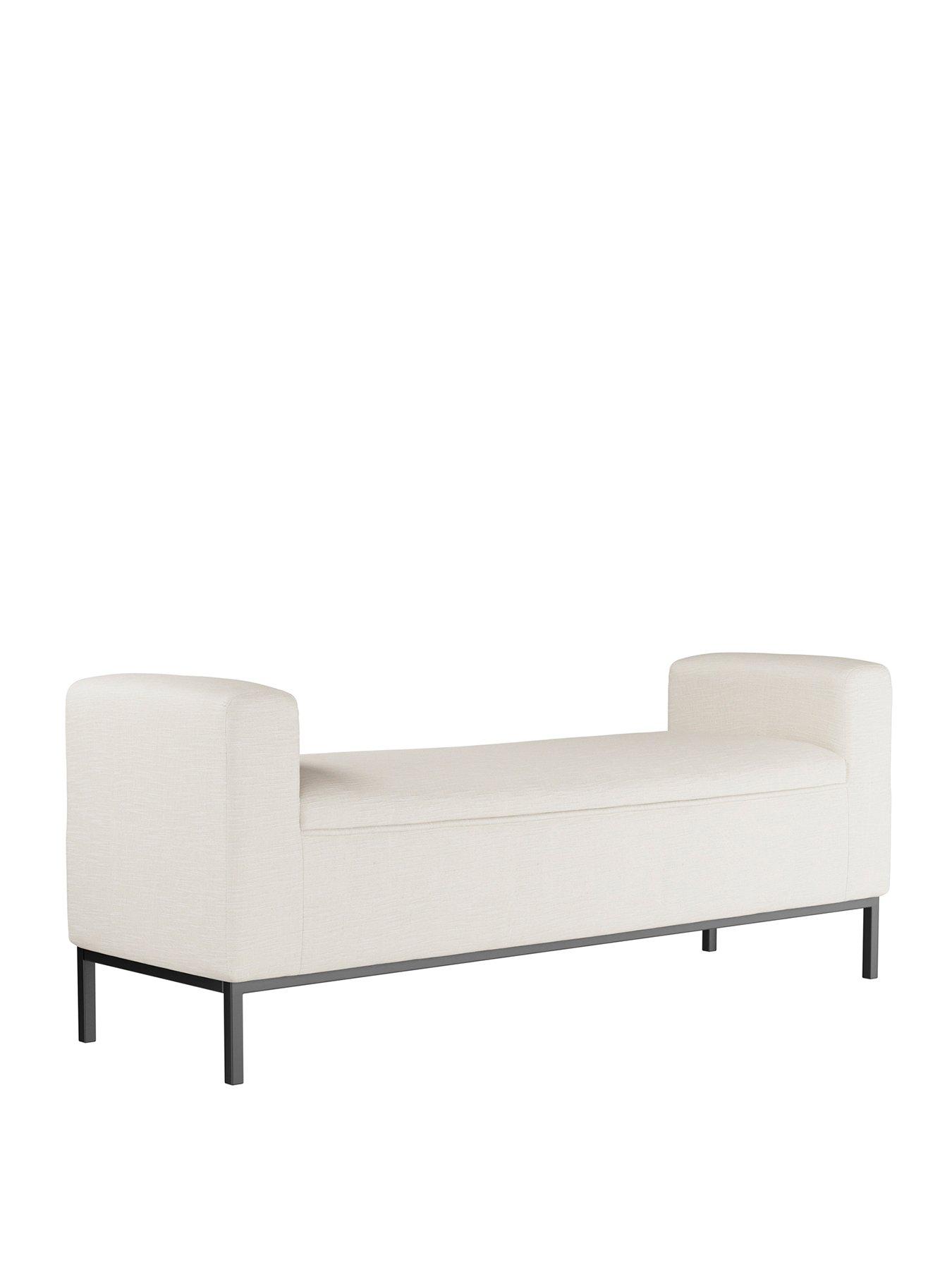 Image 3 of 5 of LPD Home Serena Bench - Ivory