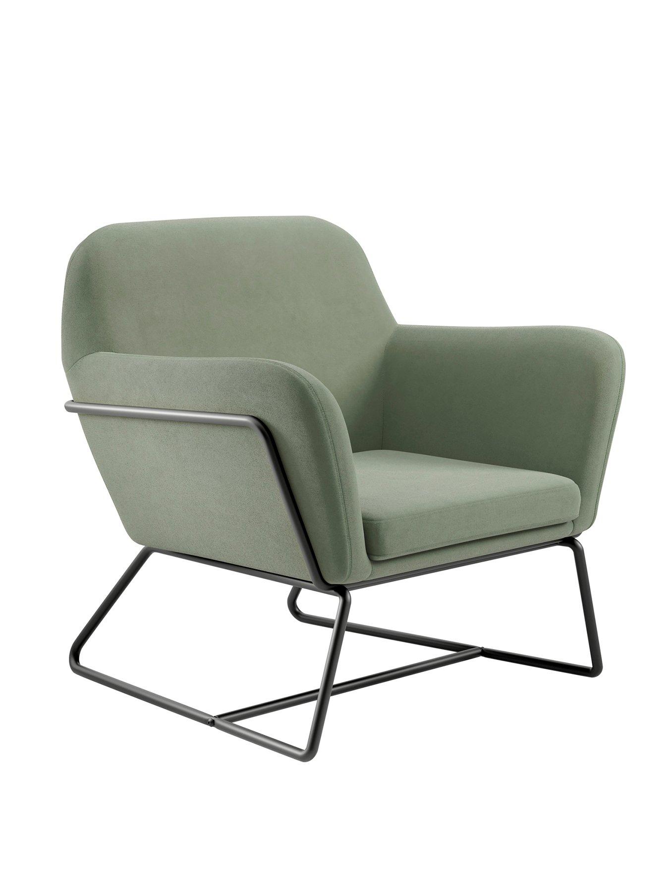  image of lpd-home-charles-accent-chair-sage