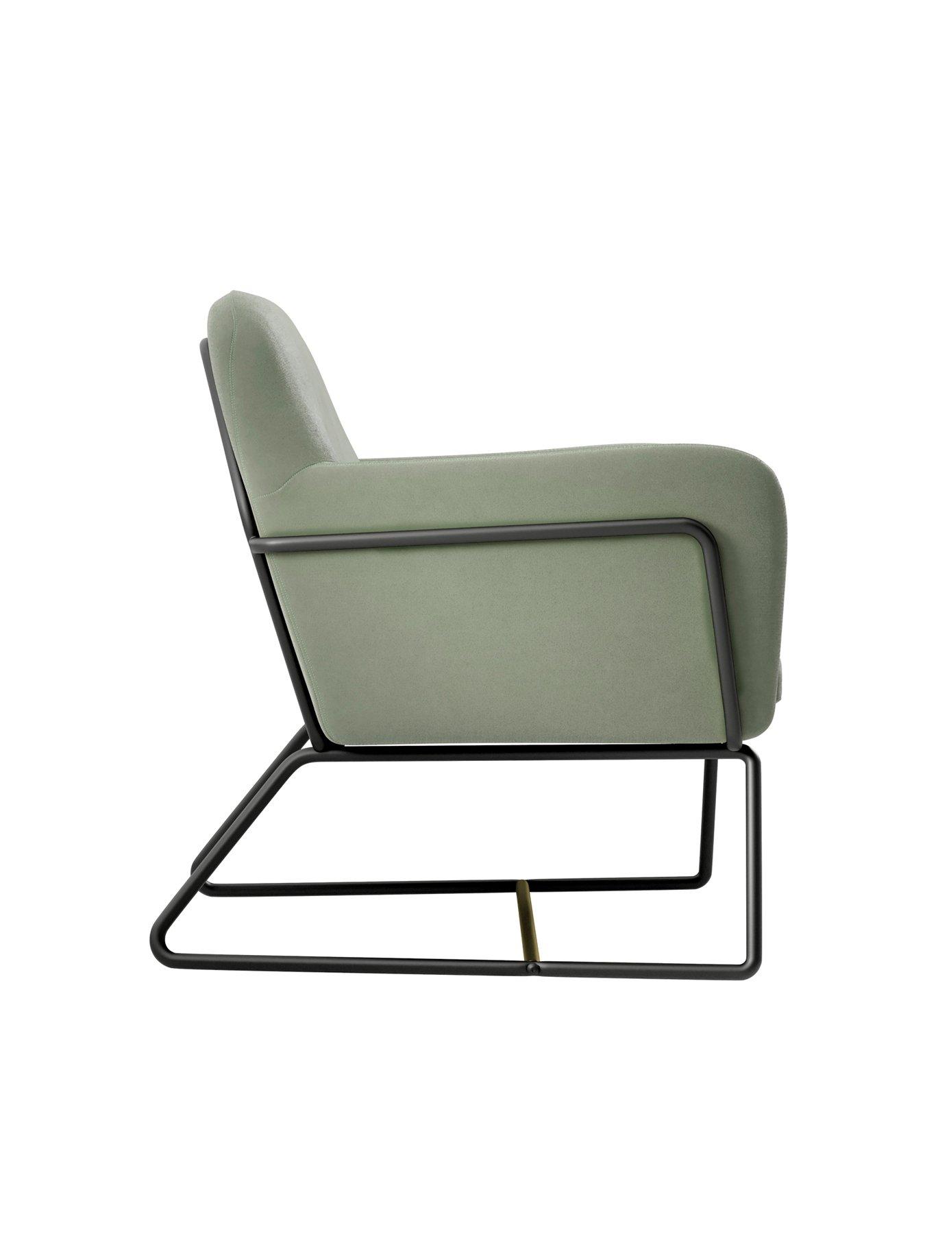 Image 4 of 5 of LPD Home Charles Accent Chair - Sage