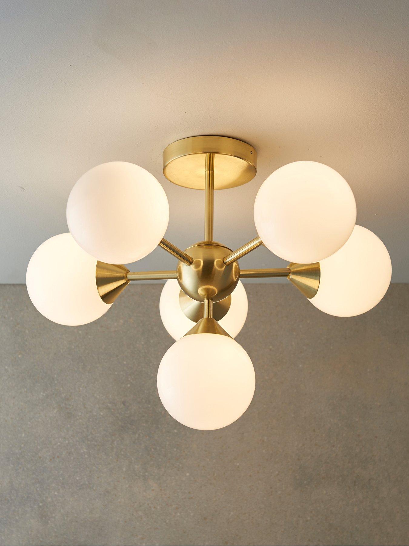 undefined Oscar 6 Ceiling Light Brushed Gold