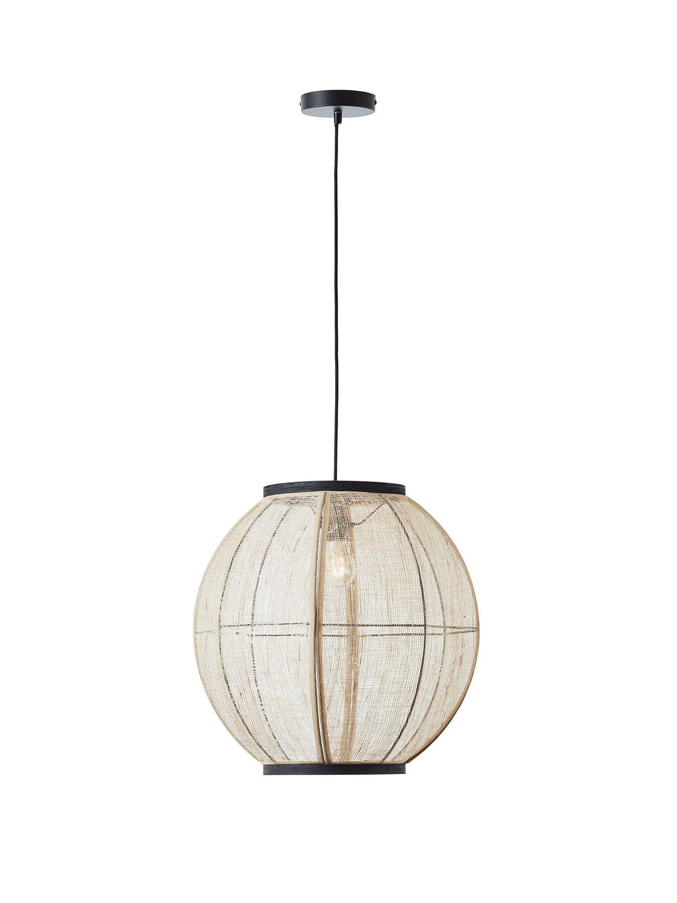  image of gallery-zaire-1-pendant-light-600x1695x470mm