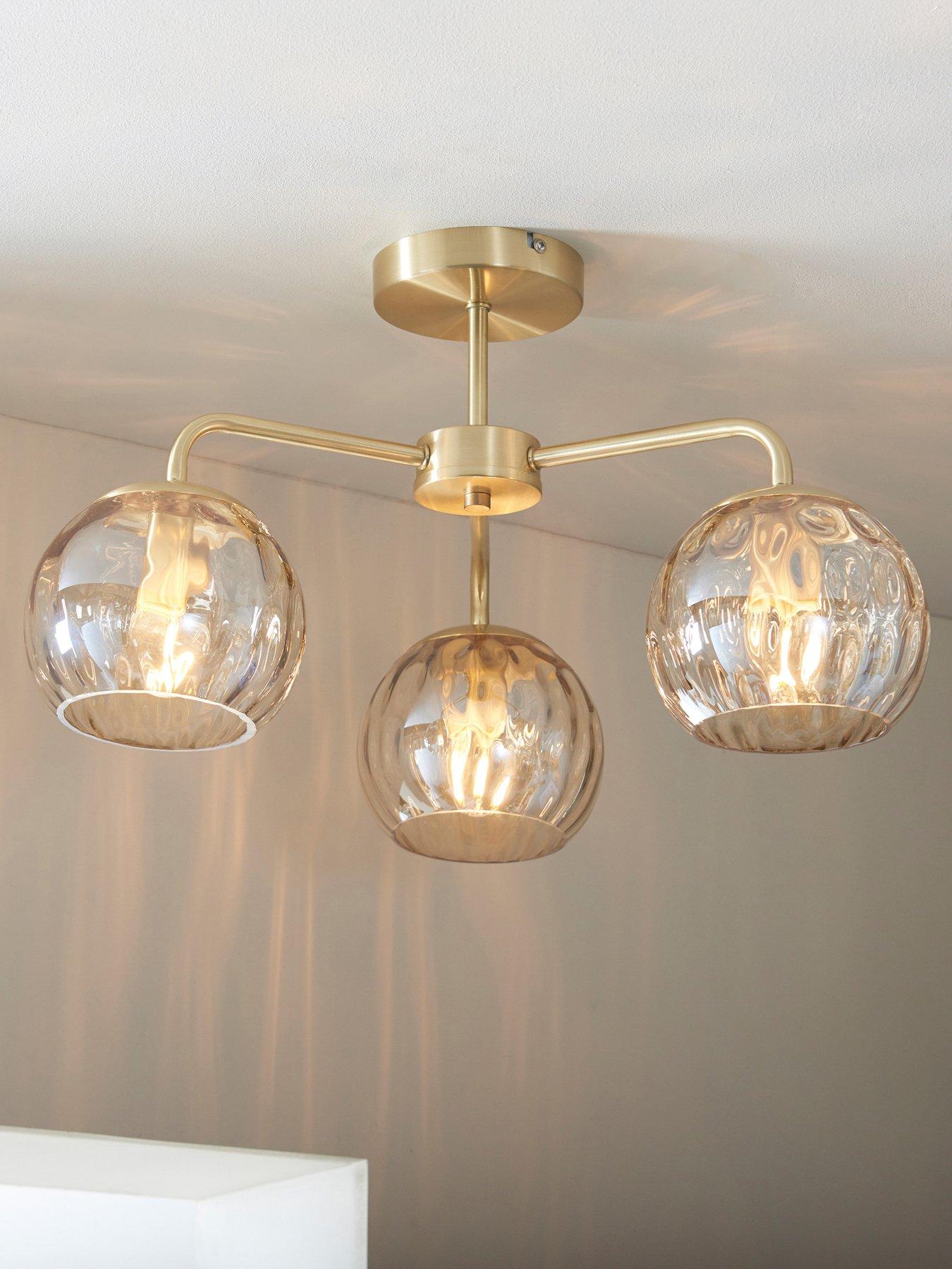 Gallery Direct Dimple 3 Ceiling Light