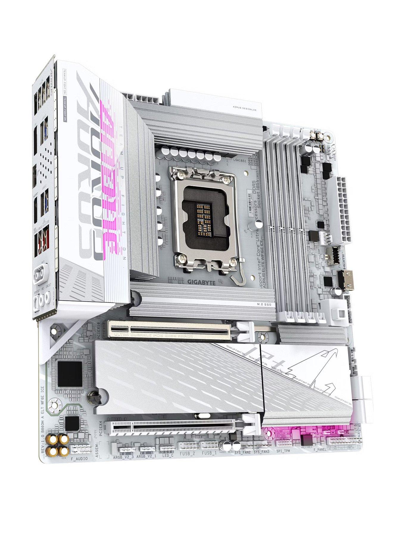 Image 3 of 4 of GIGABYTE AORUS 1851 B860M AORUS ELITE WIFI6E ICE Motherboard